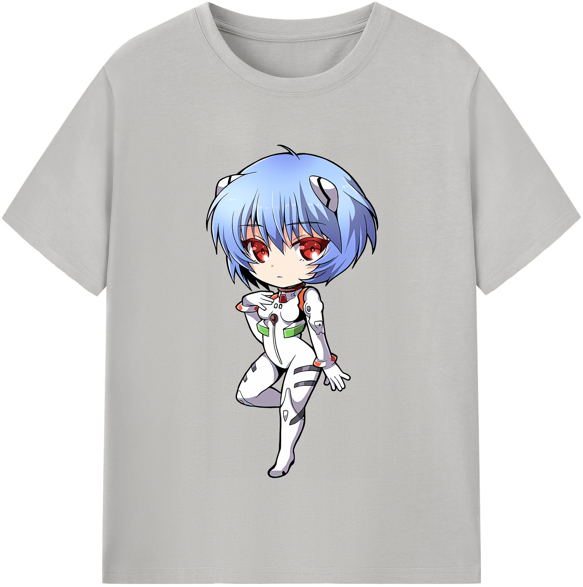 （画像用） EVA 新世紀エヴァンゲリオン レディースカジュアルプリントTシャツ（綿100％）