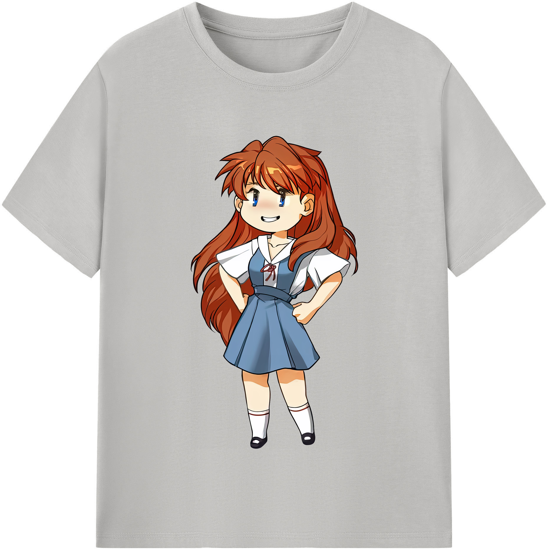 EVA 新世紀エヴァンゲリオン レディースカジュアルプリントTシャツ（綿100％）