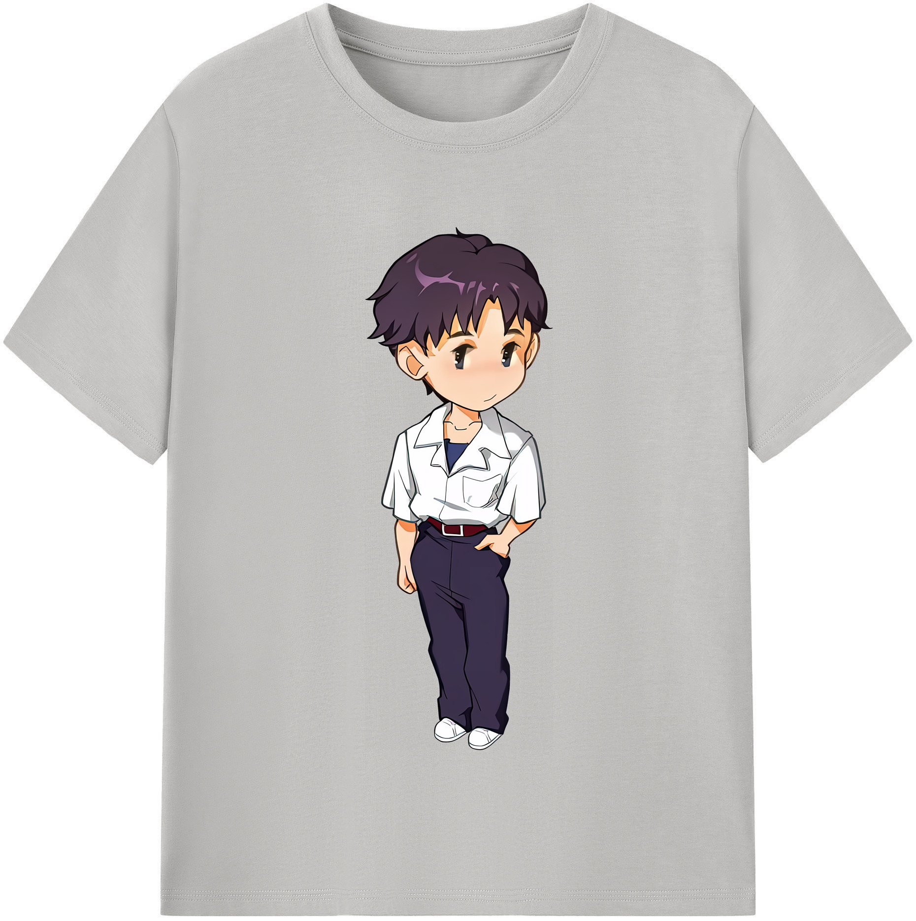 （画像用） EVA 新世紀エヴァンゲリオン レディースカジュアルプリントTシャツ（綿100％）