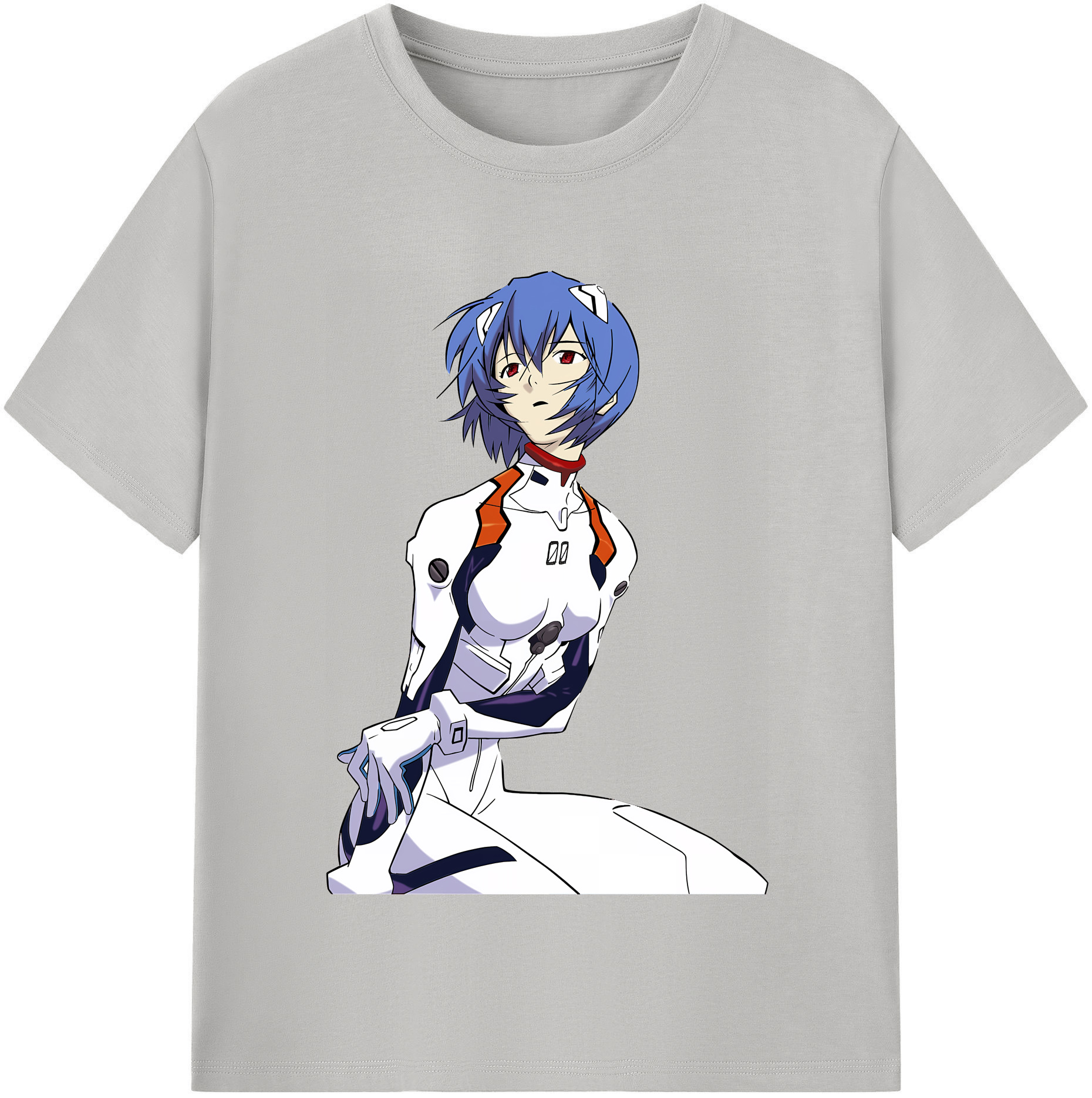 （画像用） EVA 新世紀エヴァンゲリオン レディースカジュアルプリントTシャツ（綿100％）