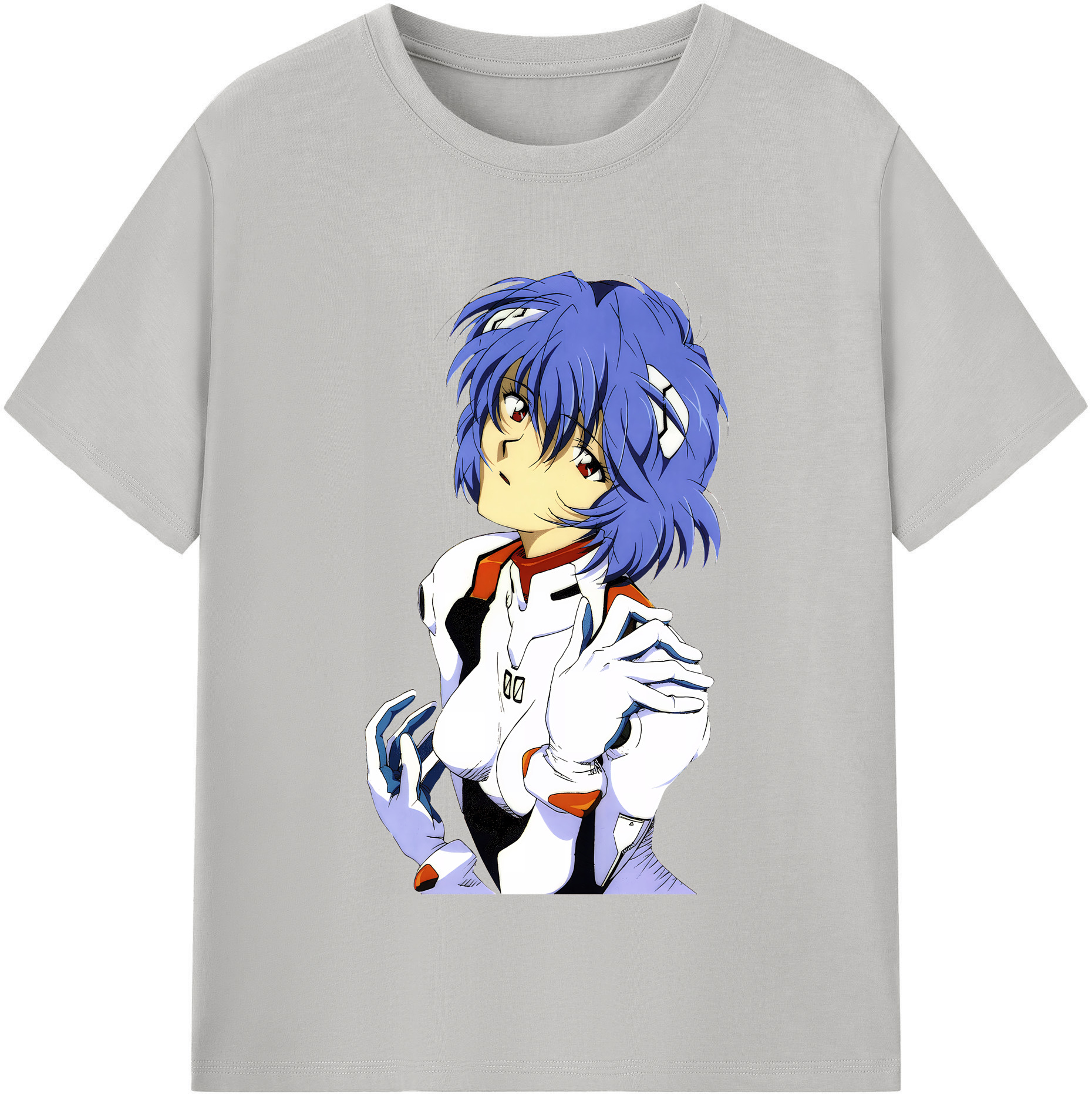 （画像用） EVA 新世紀エヴァンゲリオン レディースカジュアルプリントTシャツ（綿100％）