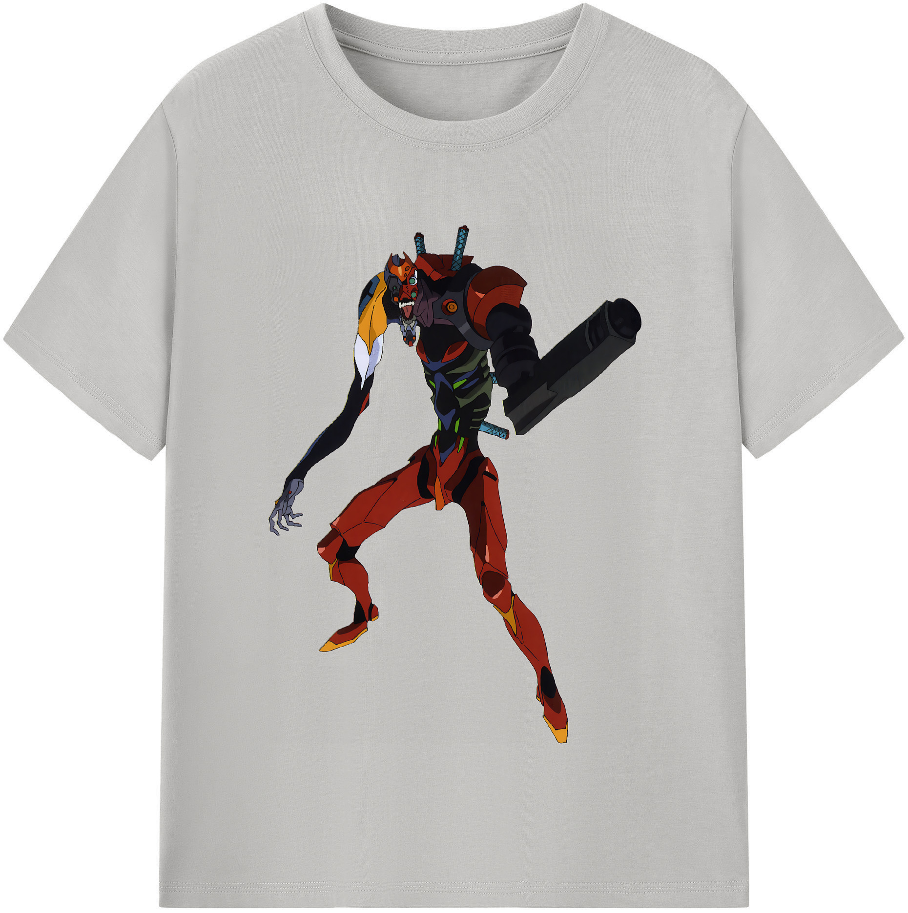 （画像用） EVA 新世紀エヴァンゲリオン レディースカジュアルプリントTシャツ（綿100％）