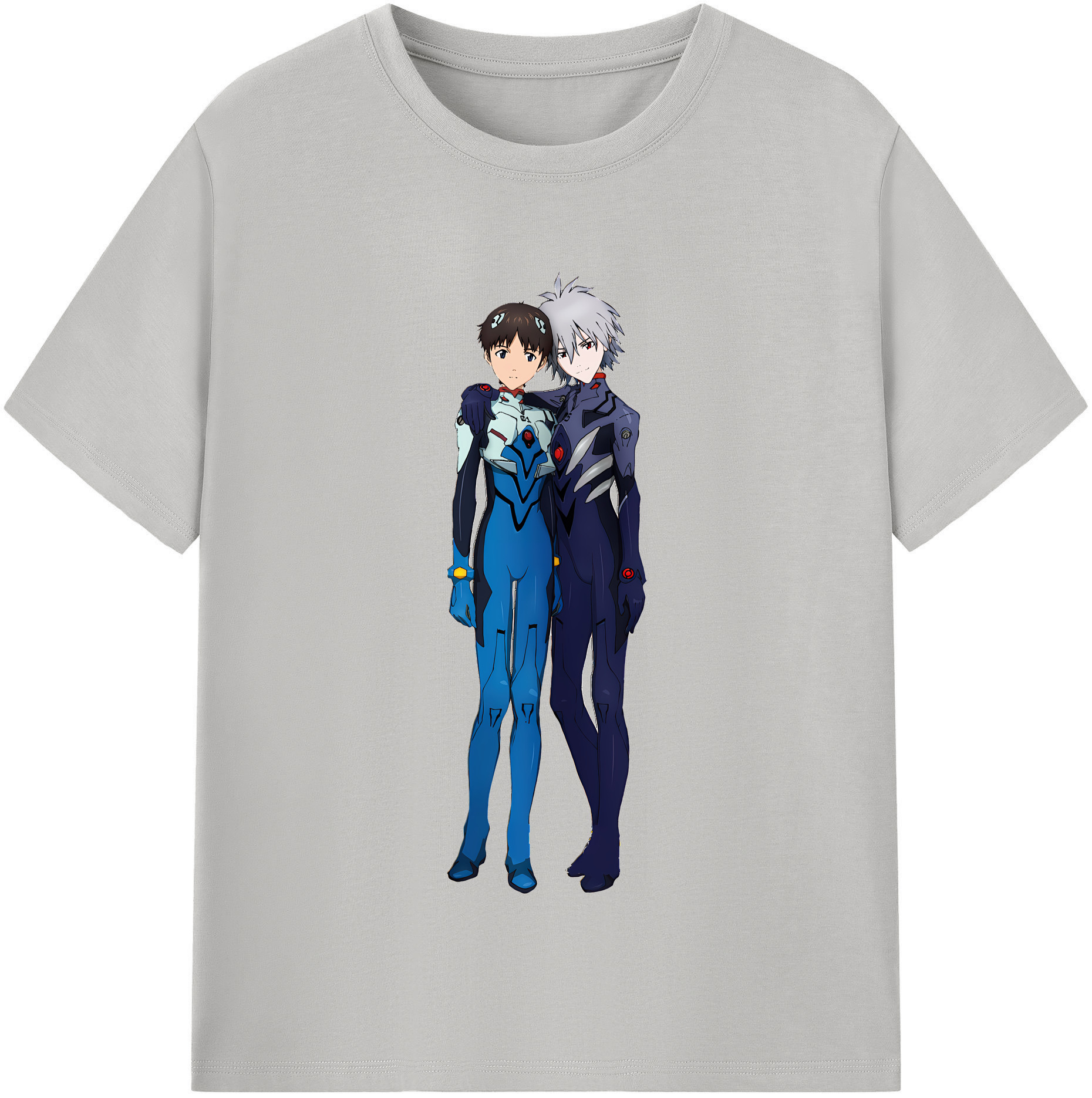 （画像用） EVA 新世紀エヴァンゲリオン レディースカジュアルプリントTシャツ（綿100％）