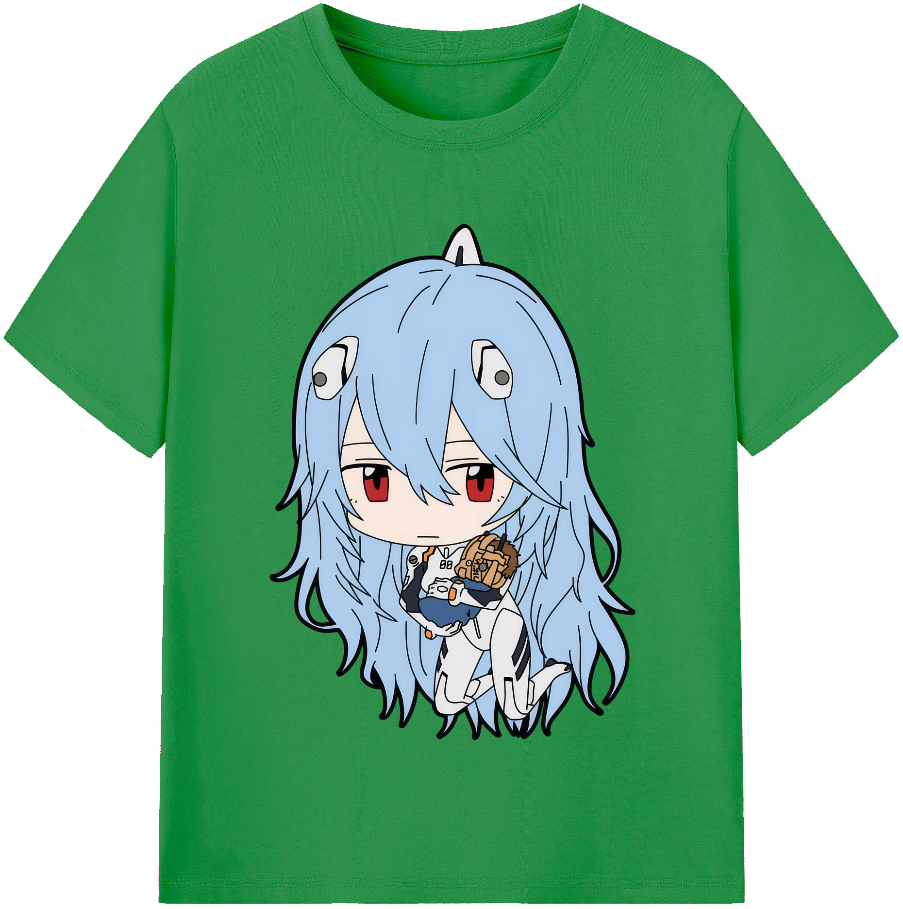 （画像用） EVA 新世紀エヴァンゲリオン レディースカジュアルプリントTシャツ（綿100％）