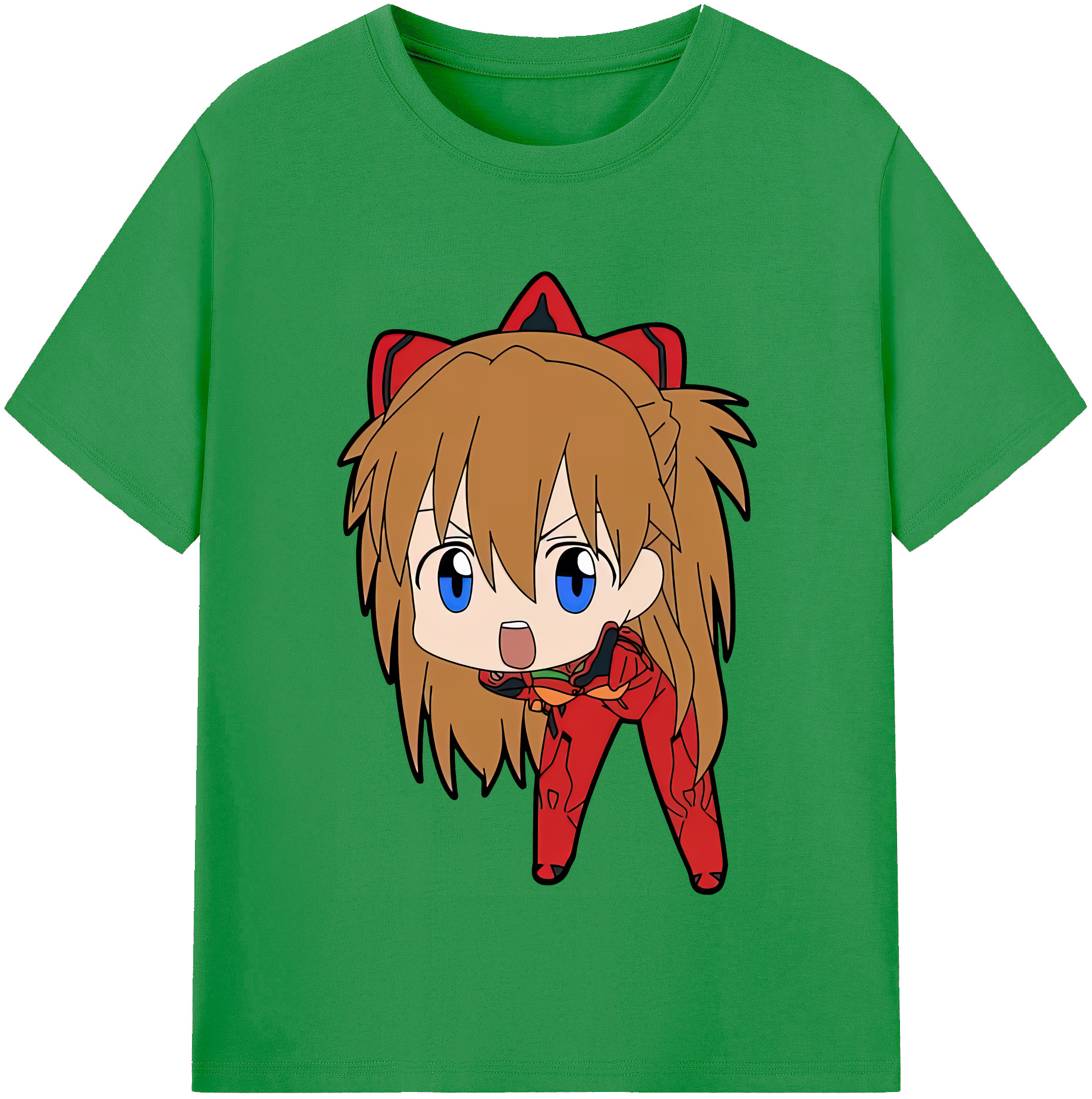 （画像用） EVA 新世紀エヴァンゲリオン レディースカジュアルプリントTシャツ（綿100％）