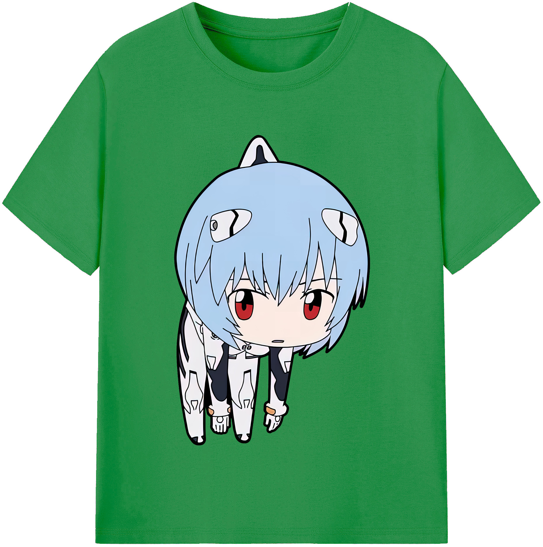 （画像用） EVA 新世紀エヴァンゲリオン レディースカジュアルプリントTシャツ（綿100％）