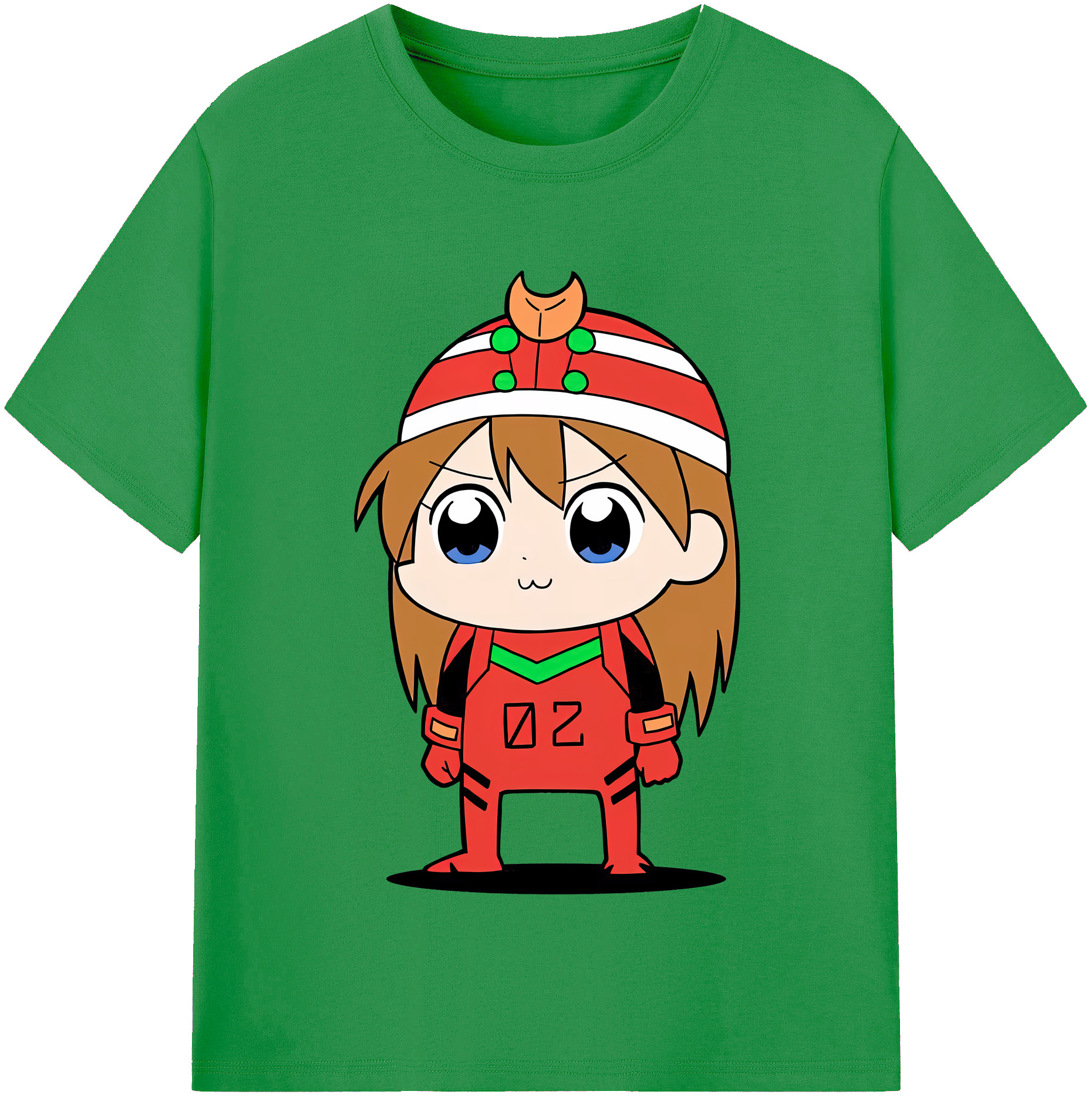 （画像用） EVA 新世紀エヴァンゲリオン レディースカジュアルプリントTシャツ（綿100％）