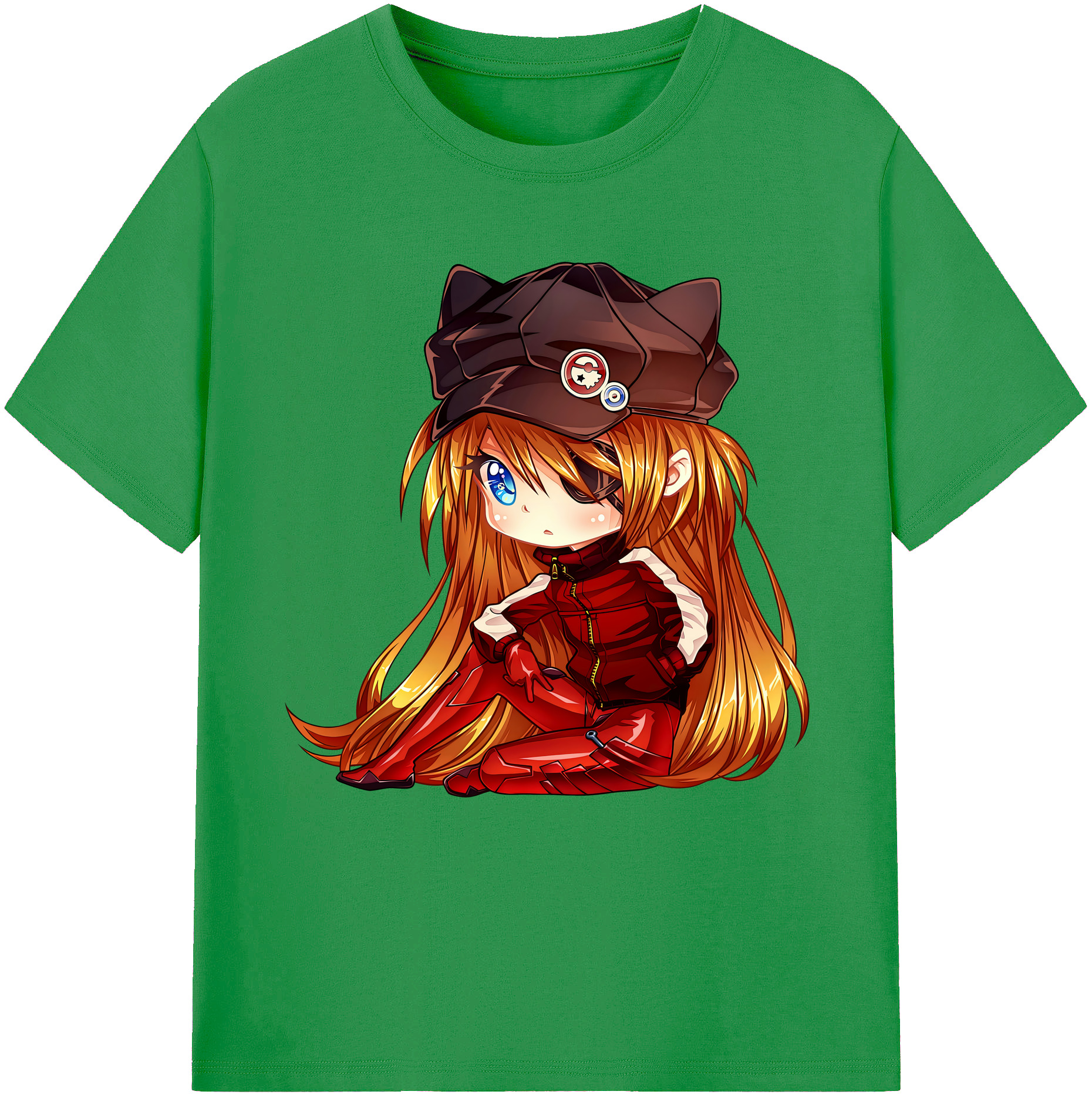 （画像用） EVA 新世紀エヴァンゲリオン レディースカジュアルプリントTシャツ（綿100％）