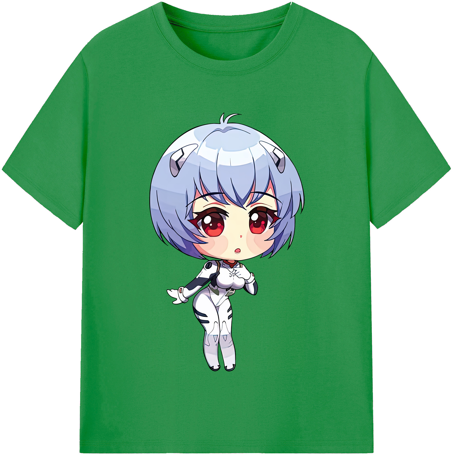 （画像用） EVA 新世紀エヴァンゲリオン レディースカジュアルプリントTシャツ（綿100％）