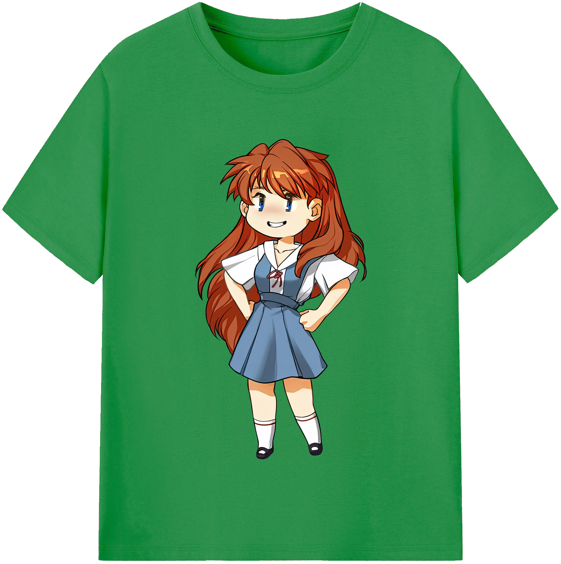 EVA 新世紀エヴァンゲリオン レディースカジュアルプリントTシャツ（綿100％）