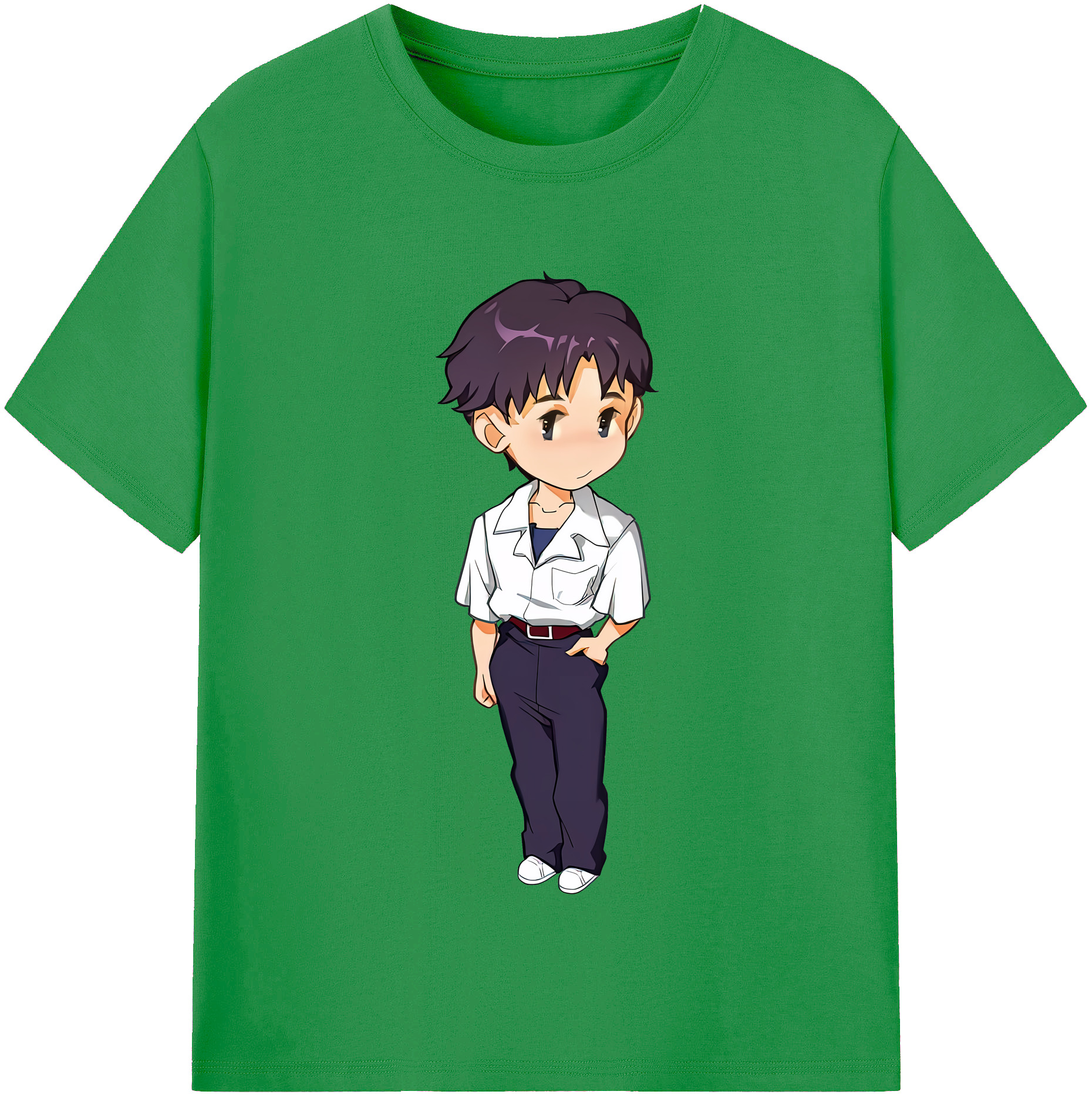 （画像用） EVA 新世紀エヴァンゲリオン レディースカジュアルプリントTシャツ（綿100％）