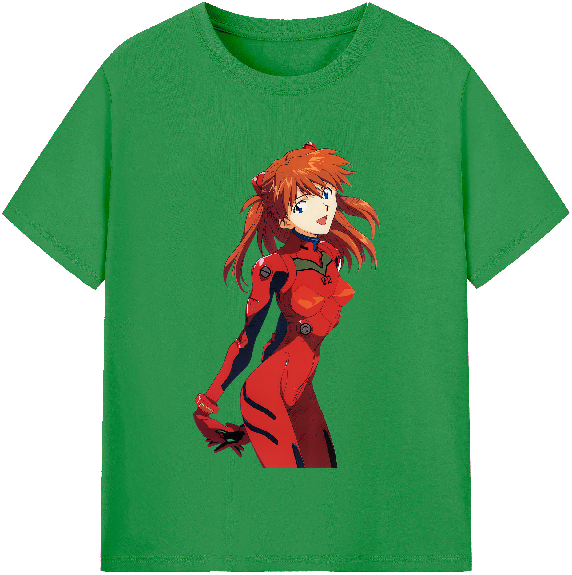 （画像用） EVA 新世紀エヴァンゲリオン レディースカジュアルプリントTシャツ（綿100％）