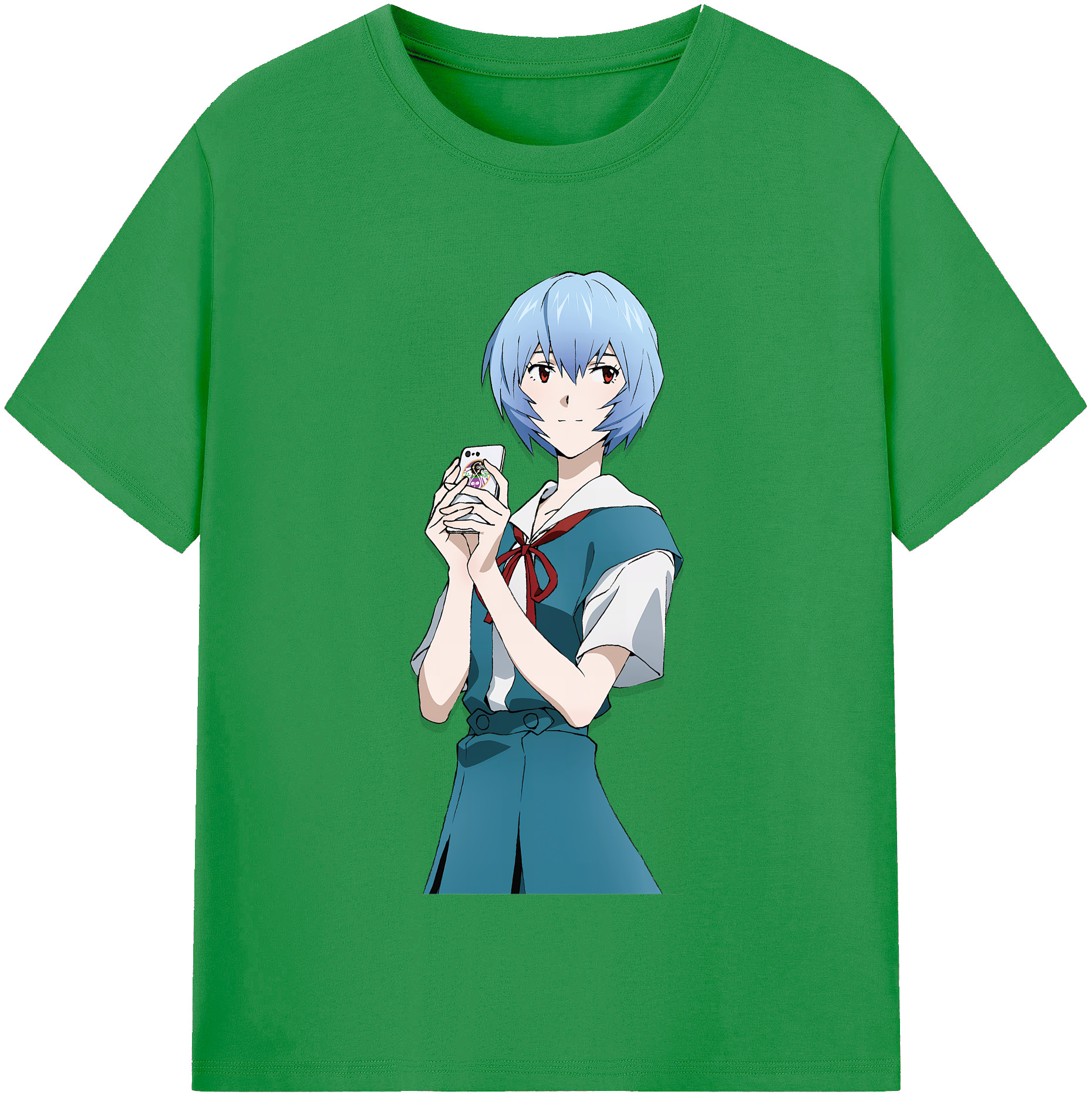 （画像用） EVA 新世紀エヴァンゲリオン レディースカジュアルプリントTシャツ（綿100％）