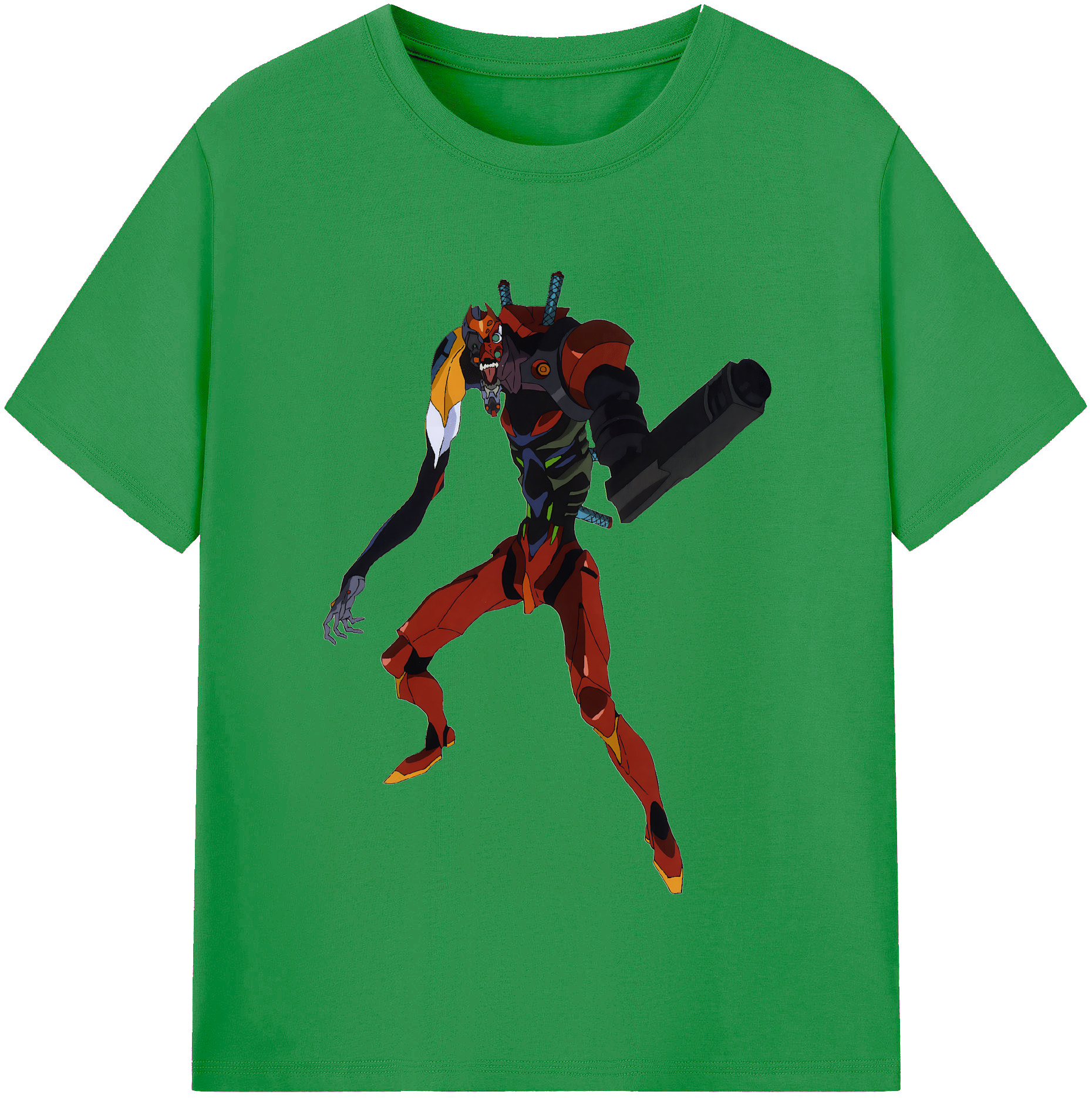 （画像用） EVA 新世紀エヴァンゲリオン レディースカジュアルプリントTシャツ（綿100％）