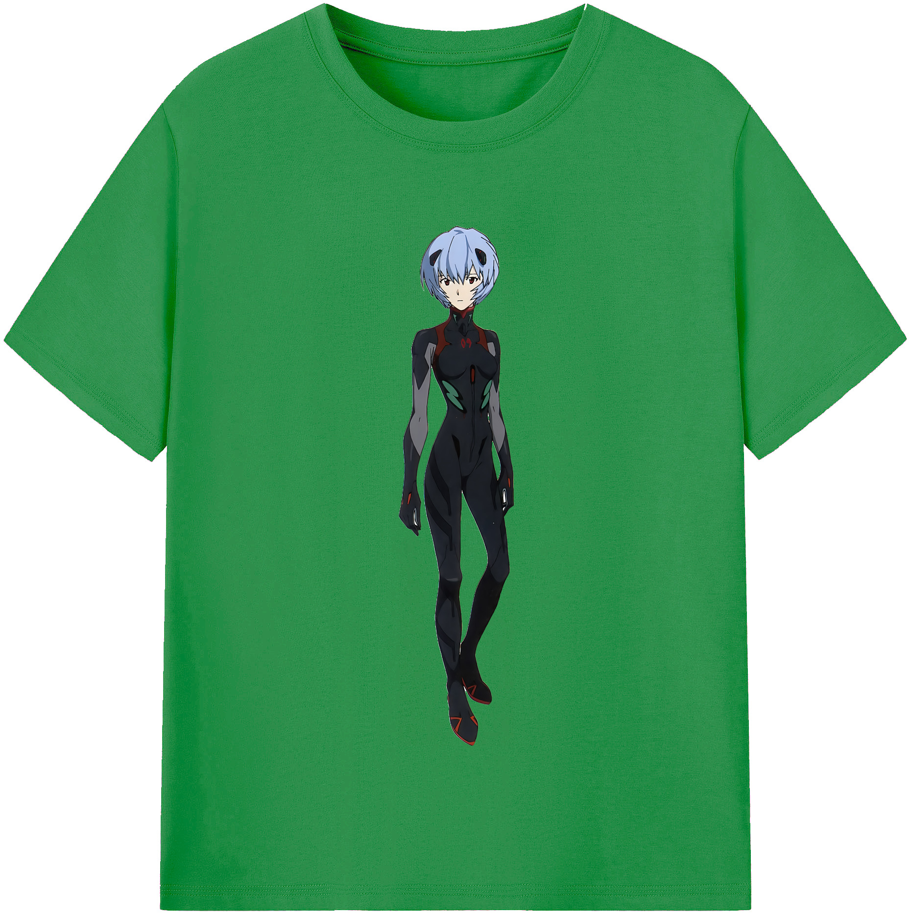 （画像用） EVA 新世紀エヴァンゲリオン レディースカジュアルプリントTシャツ（綿100％）