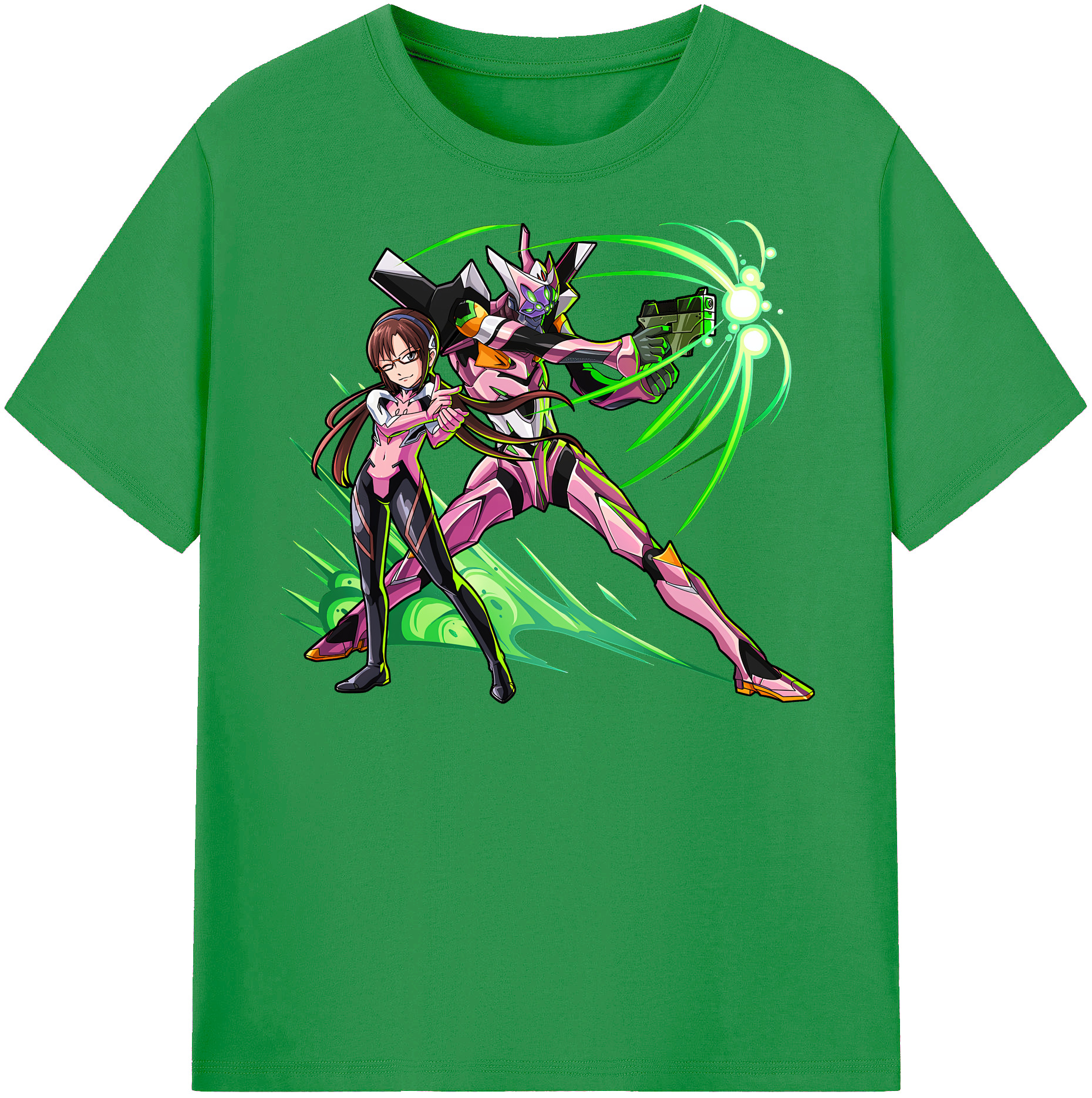 （画像用） EVA 新世紀エヴァンゲリオン レディースカジュアルプリントTシャツ（綿100％）