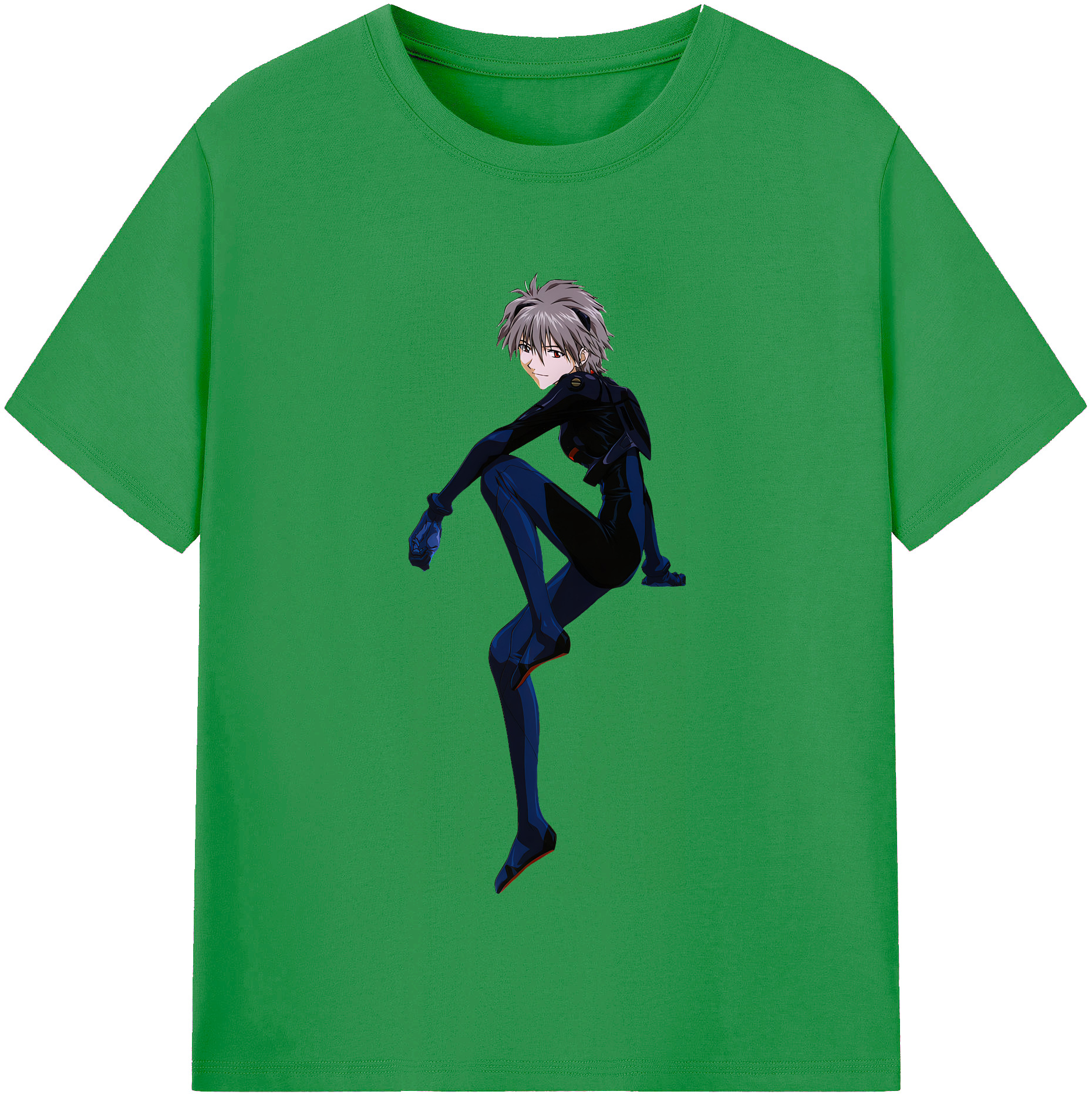 （画像用） EVA 新世紀エヴァンゲリオン レディースカジュアルプリントTシャツ（綿100％）