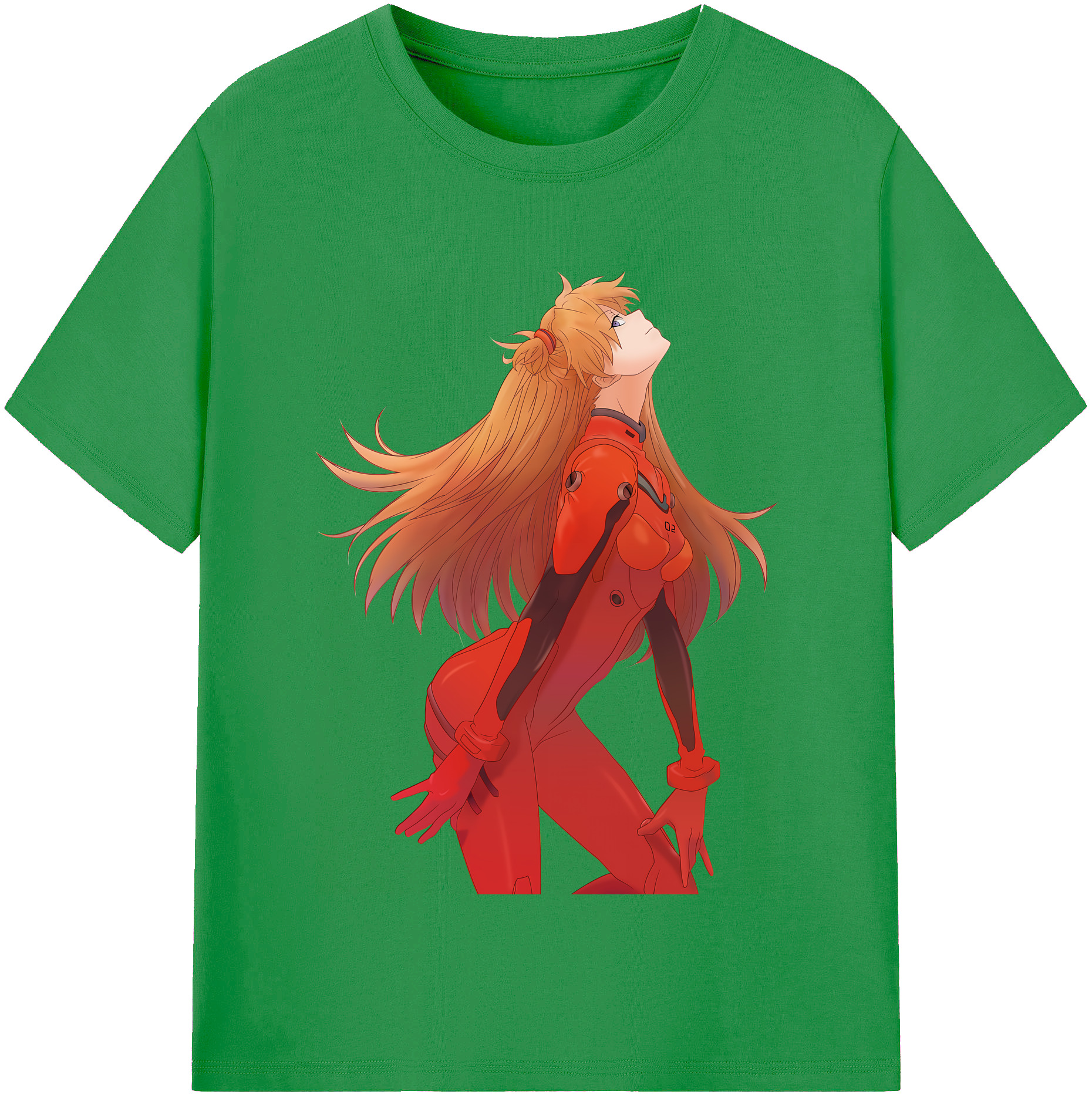 （画像用） EVA 新世紀エヴァンゲリオン レディースカジュアルプリントTシャツ（綿100％）