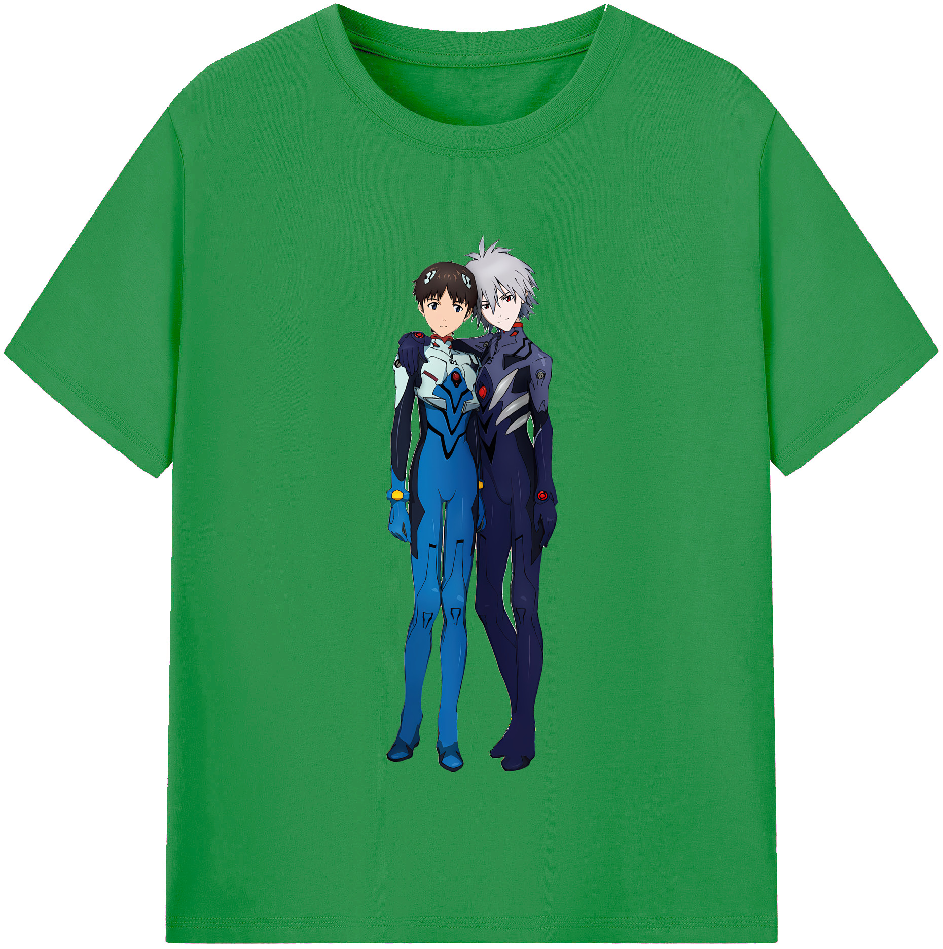 （画像用） EVA 新世紀エヴァンゲリオン レディースカジュアルプリントTシャツ（綿100％）