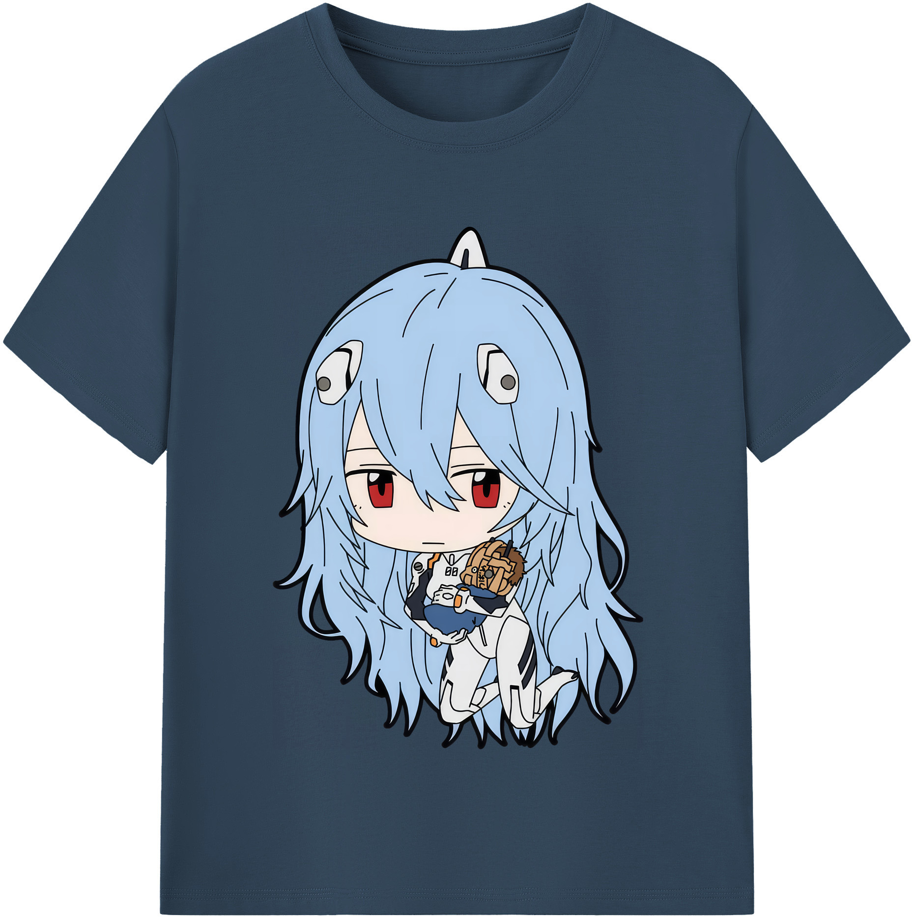 （画像用） EVA 新世紀エヴァンゲリオン レディースカジュアルプリントTシャツ（綿100％）