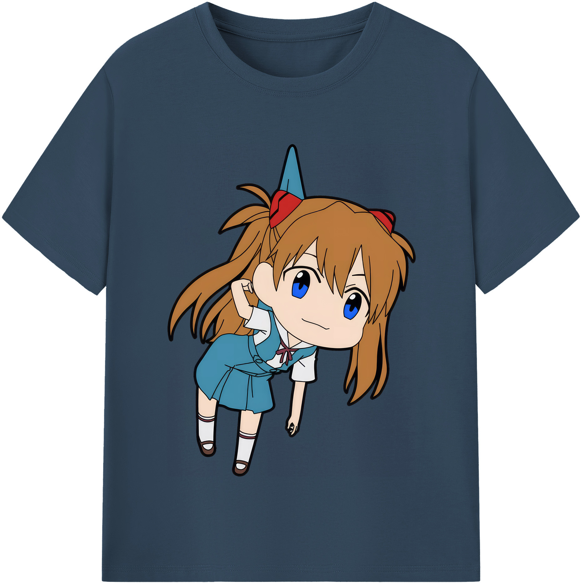 （画像用） EVA 新世紀エヴァンゲリオン レディースカジュアルプリントTシャツ（綿100％）