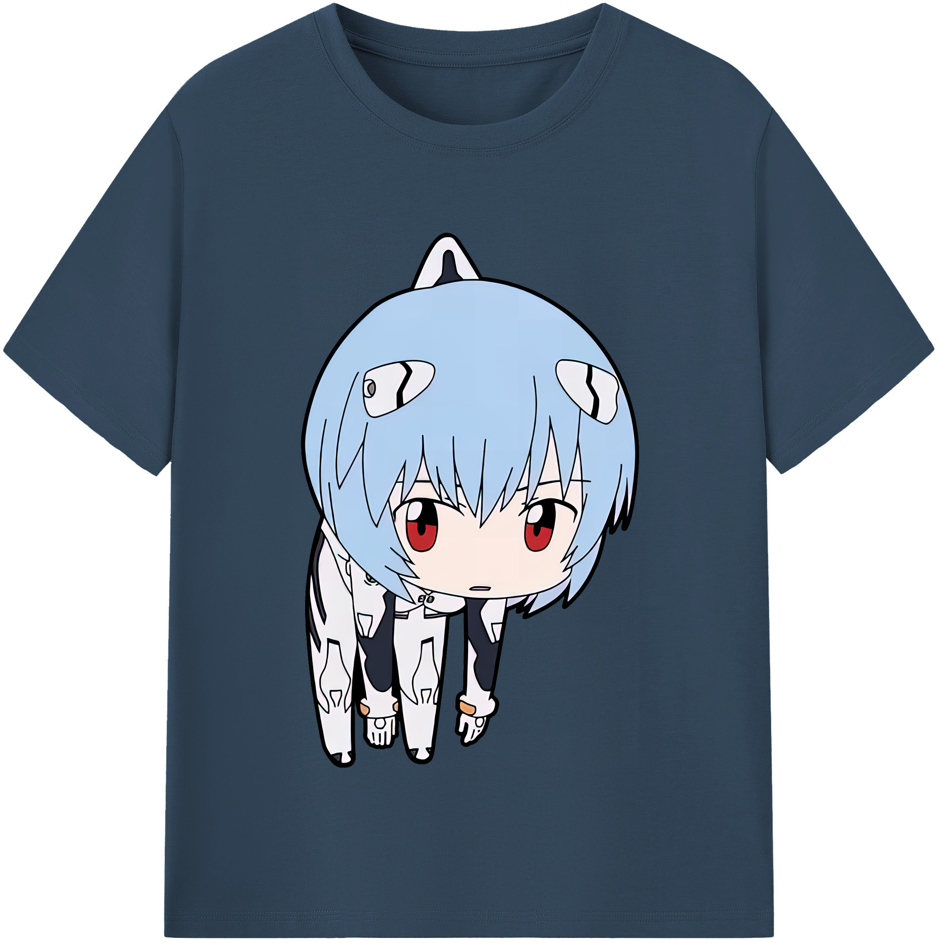 （画像用） EVA 新世紀エヴァンゲリオン レディースカジュアルプリントTシャツ（綿100％）