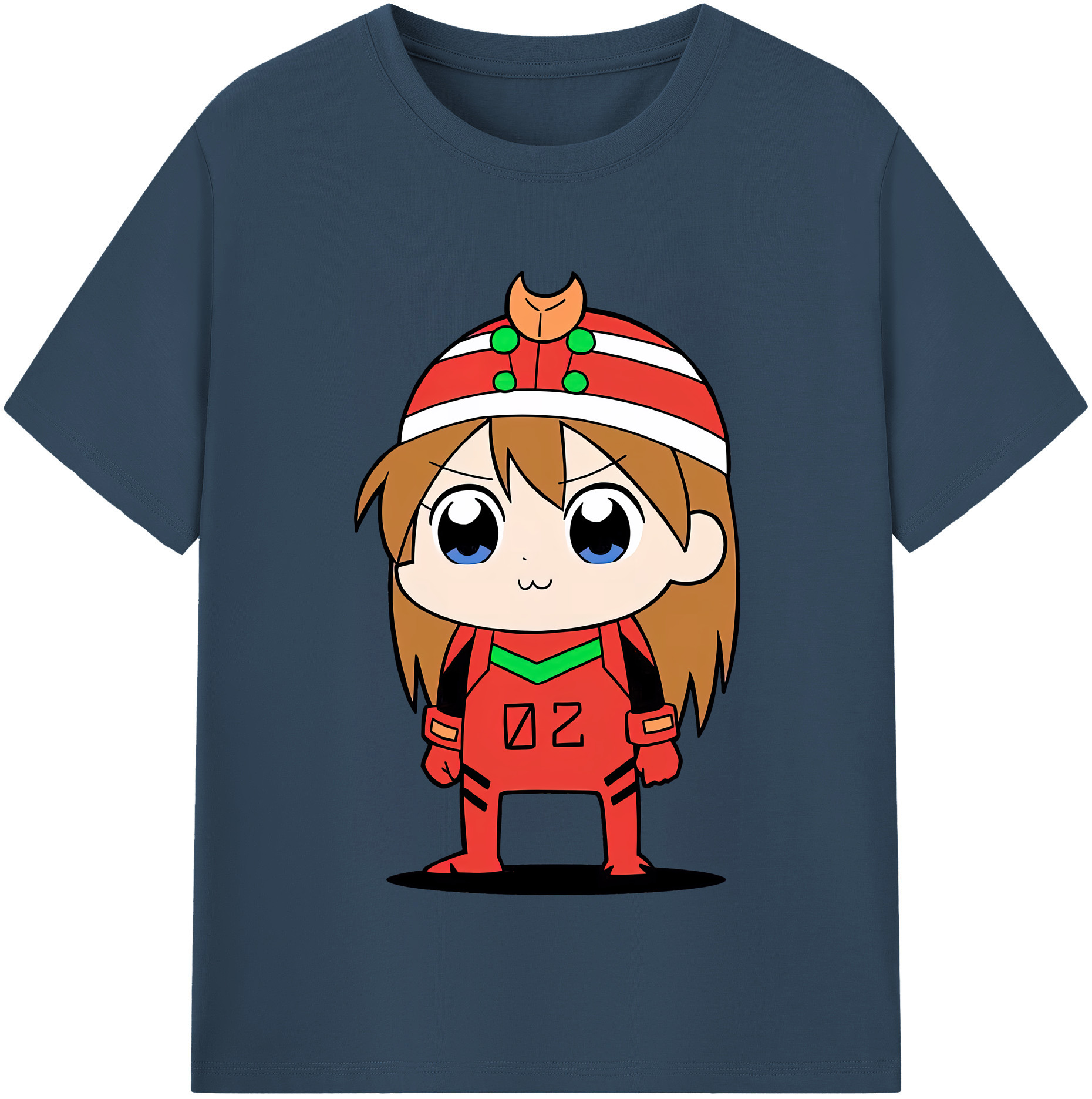 （画像用） EVA 新世紀エヴァンゲリオン レディースカジュアルプリントTシャツ（綿100％）