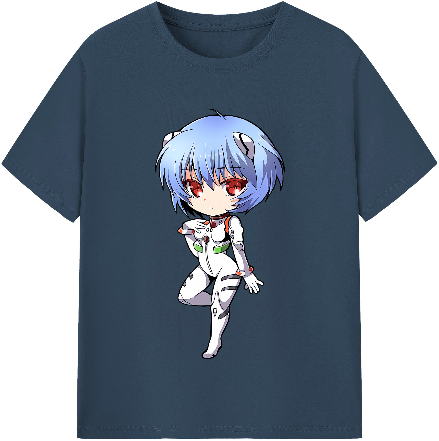 （画像用） EVA 新世紀エヴァンゲリオン レディースカジュアルプリントTシャツ（綿100％）