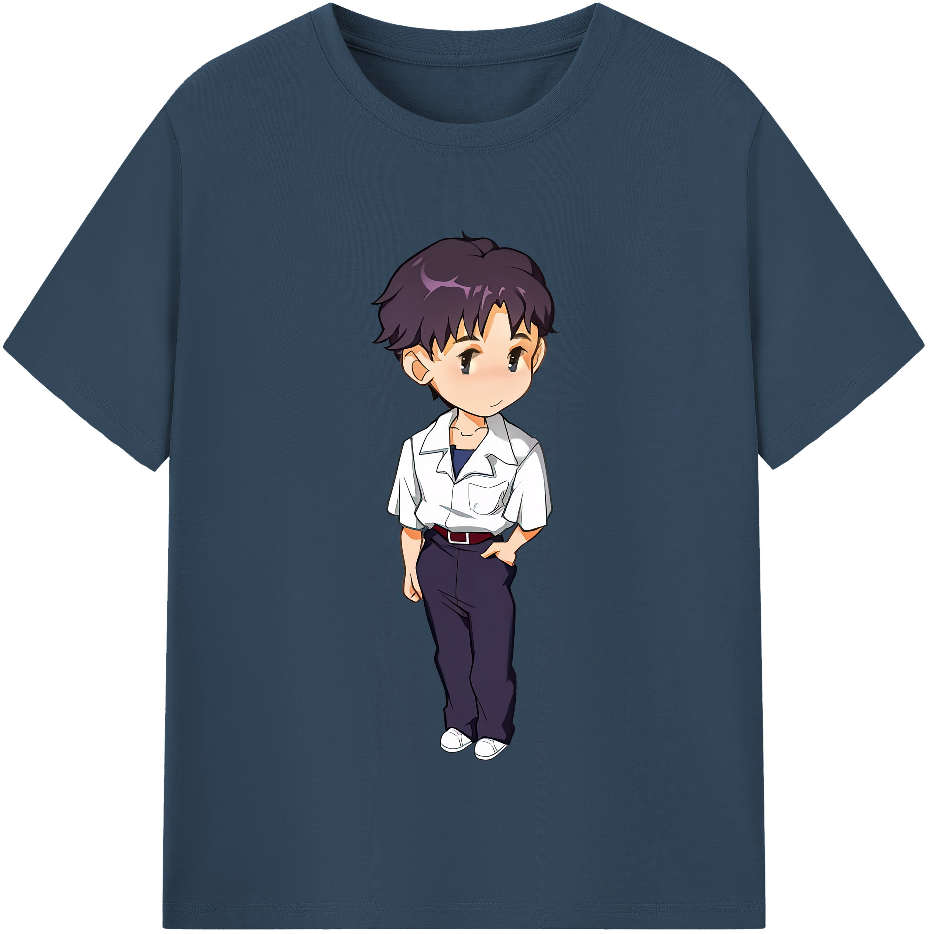 （画像用） EVA 新世紀エヴァンゲリオン レディースカジュアルプリントTシャツ（綿100％）