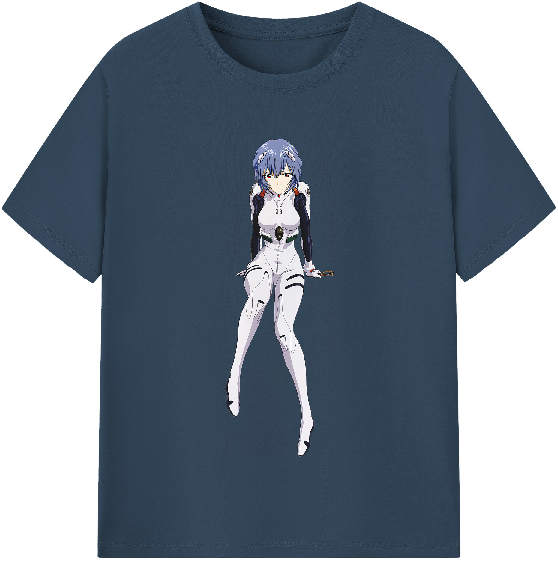 （画像用） EVA 新世紀エヴァンゲリオン レディースカジュアルプリントTシャツ（綿100％）