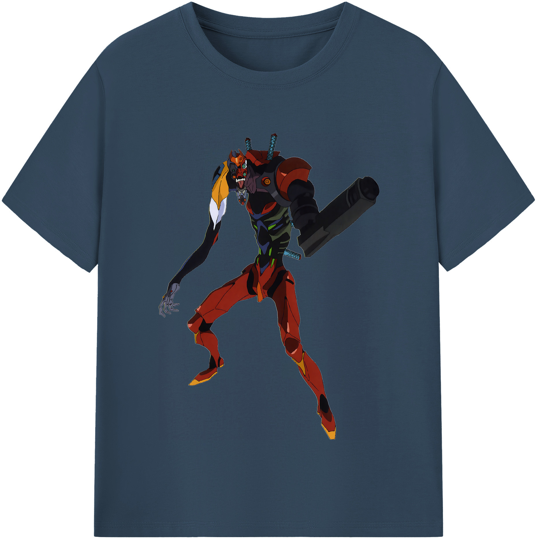 （画像用） EVA 新世紀エヴァンゲリオン レディースカジュアルプリントTシャツ（綿100％）