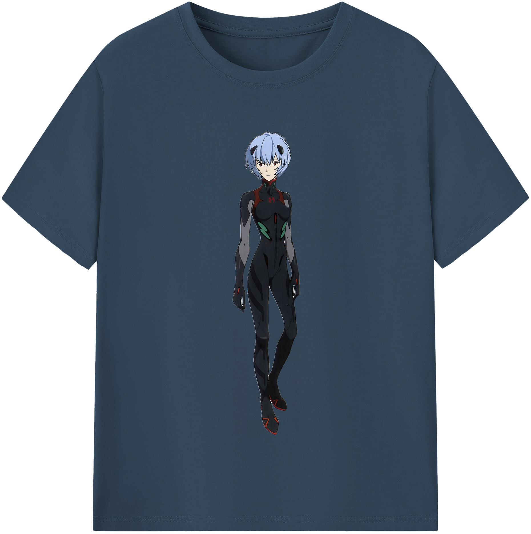 （画像用） EVA 新世紀エヴァンゲリオン レディースカジュアルプリントTシャツ（綿100％）