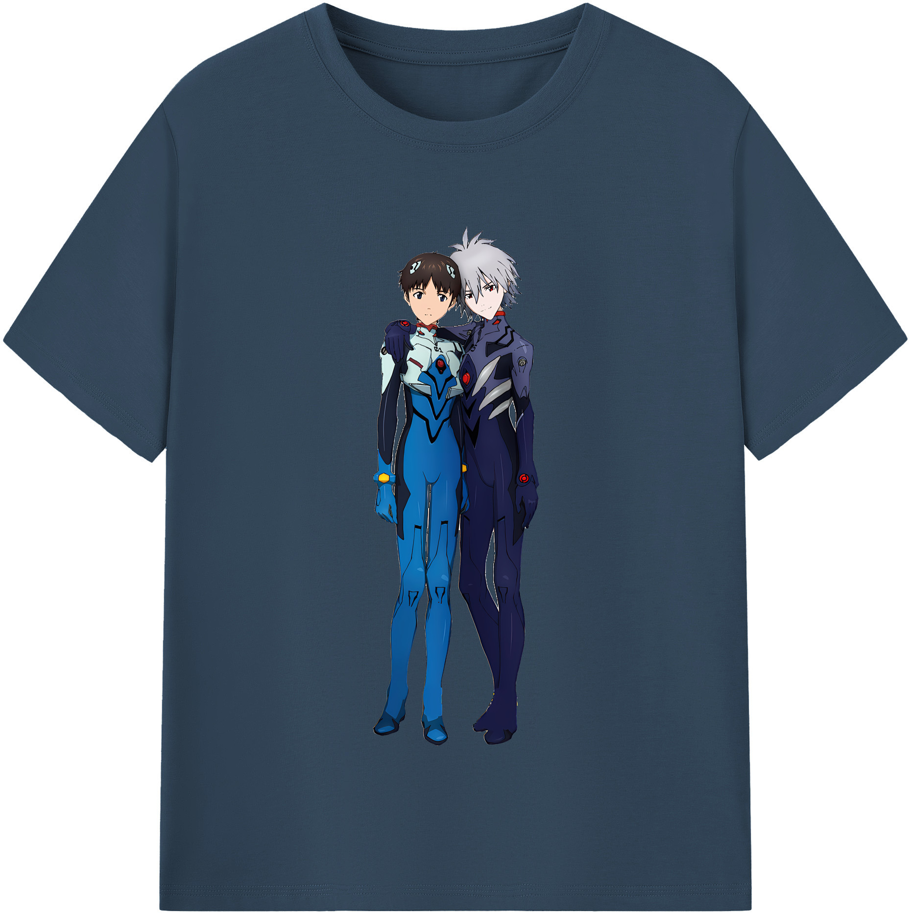 （画像用） EVA 新世紀エヴァンゲリオン レディースカジュアルプリントTシャツ（綿100％）