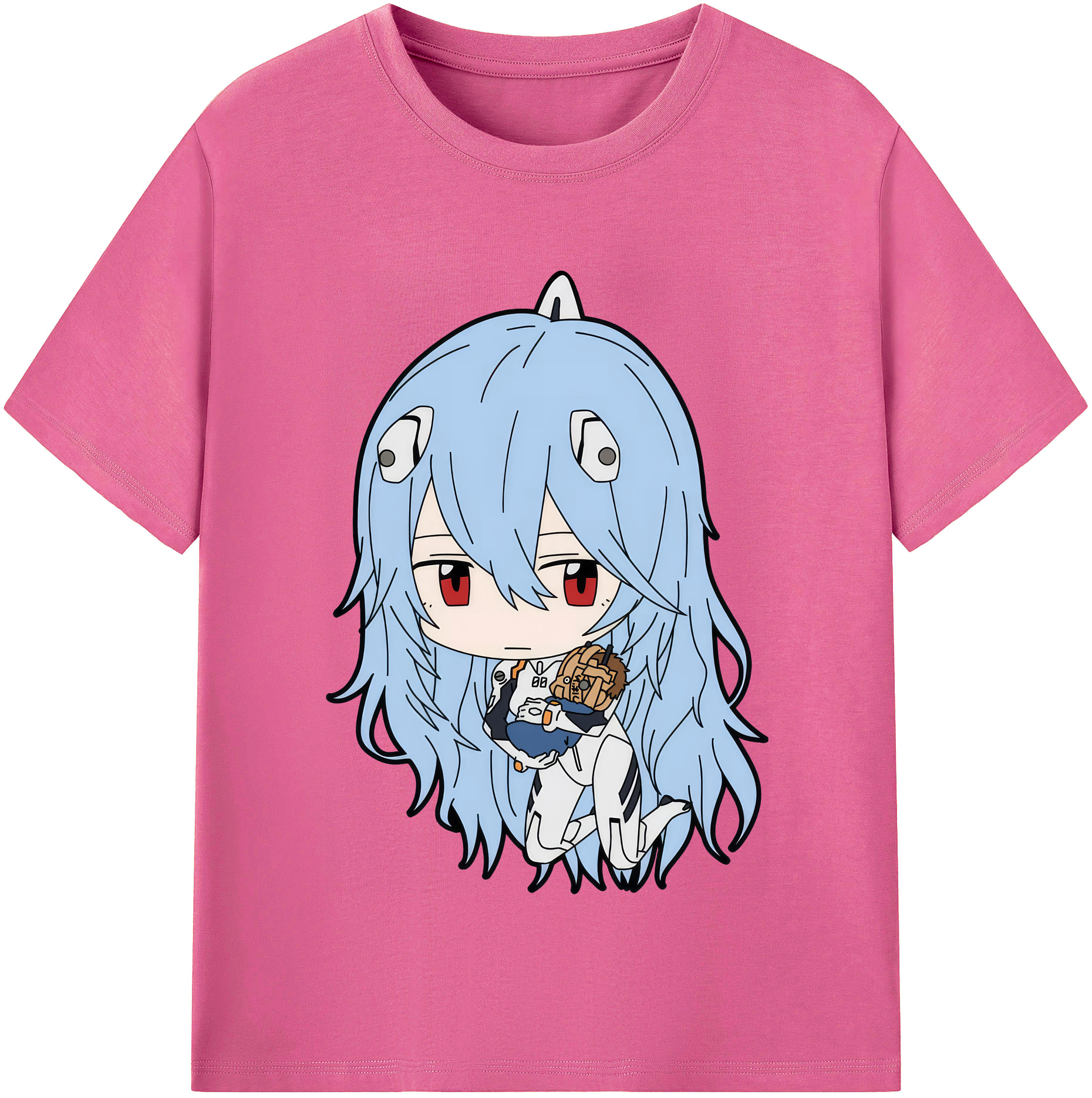 （画像用） EVA 新世紀エヴァンゲリオン レディースカジュアルプリントTシャツ（綿100％）
