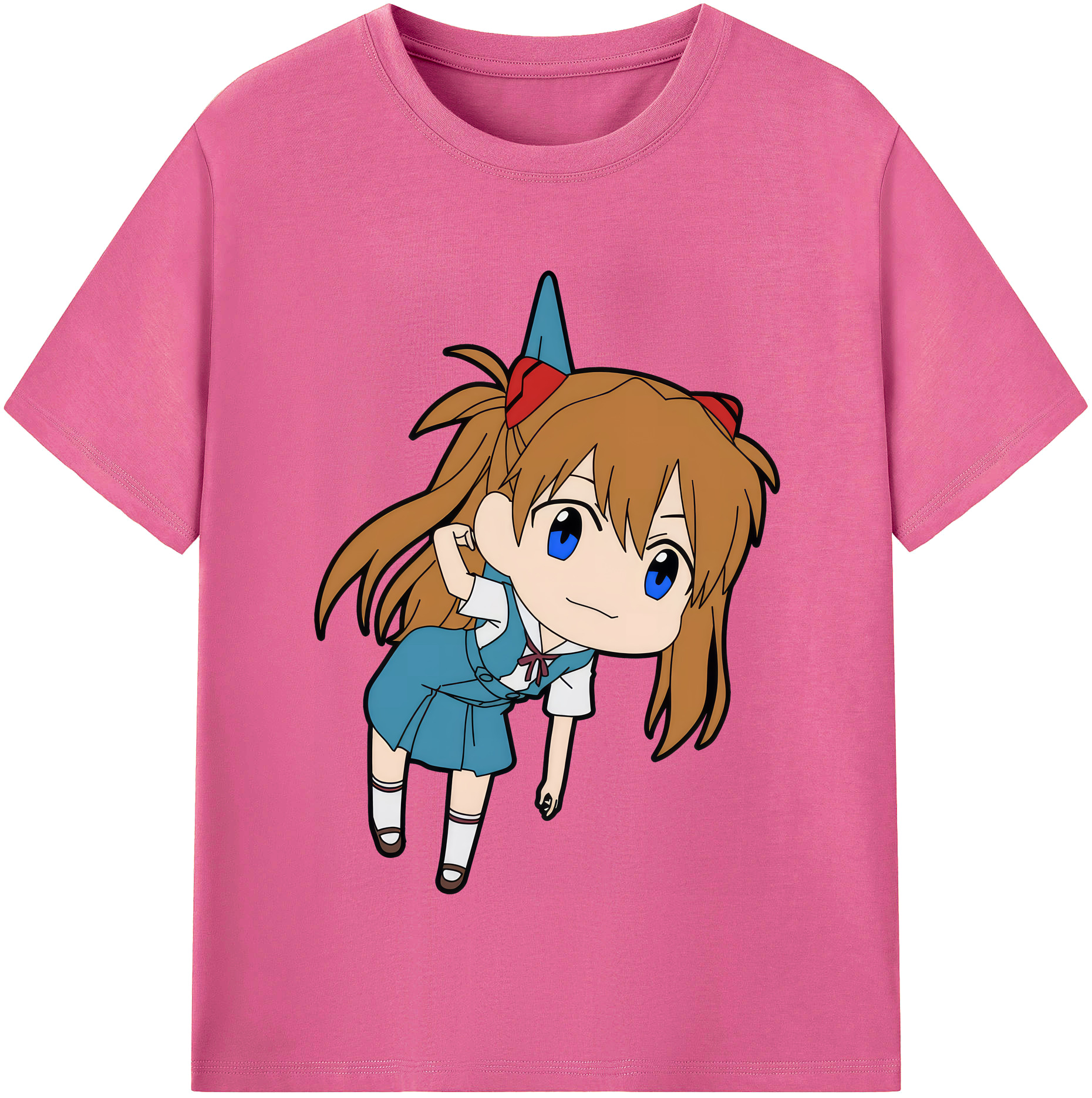 （画像用） EVA 新世紀エヴァンゲリオン レディースカジュアルプリントTシャツ（綿100％）