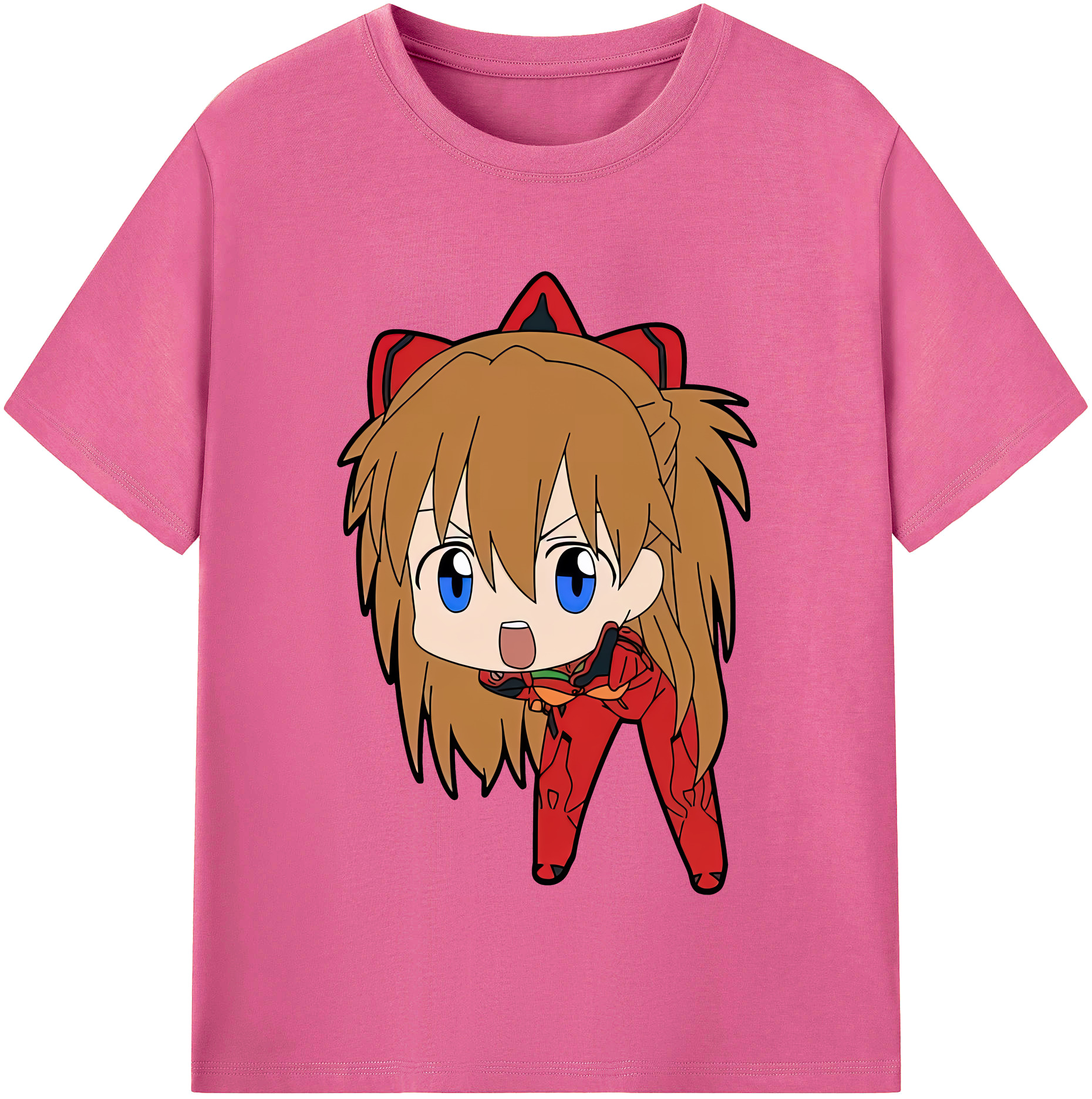 （画像用） EVA 新世紀エヴァンゲリオン レディースカジュアルプリントTシャツ（綿100％）