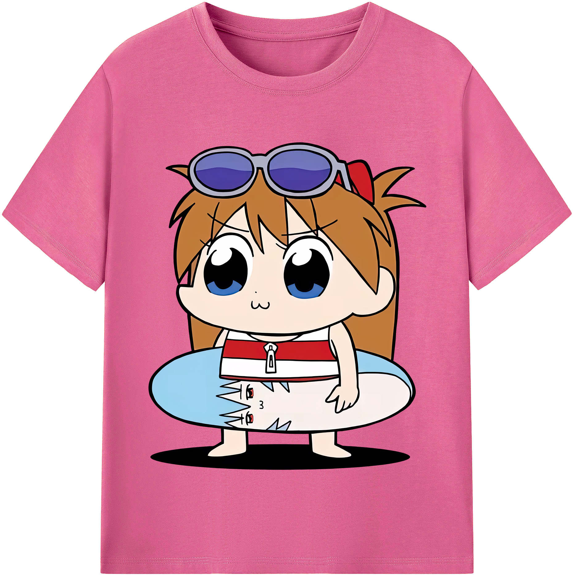 （画像用） EVA 新世紀エヴァンゲリオン レディースカジュアルプリントTシャツ（綿100％）