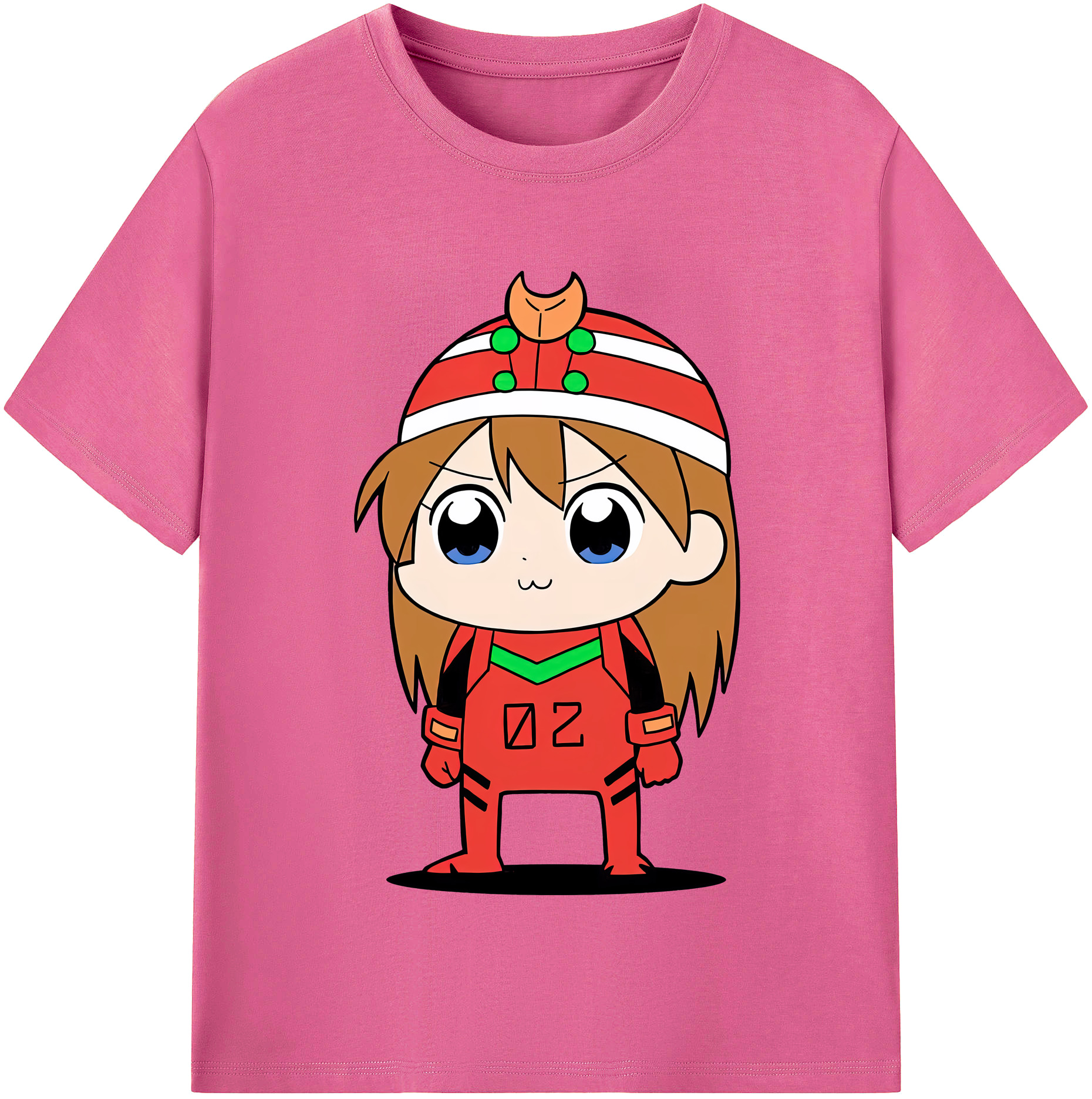 （画像用） EVA 新世紀エヴァンゲリオン レディースカジュアルプリントTシャツ（綿100％）