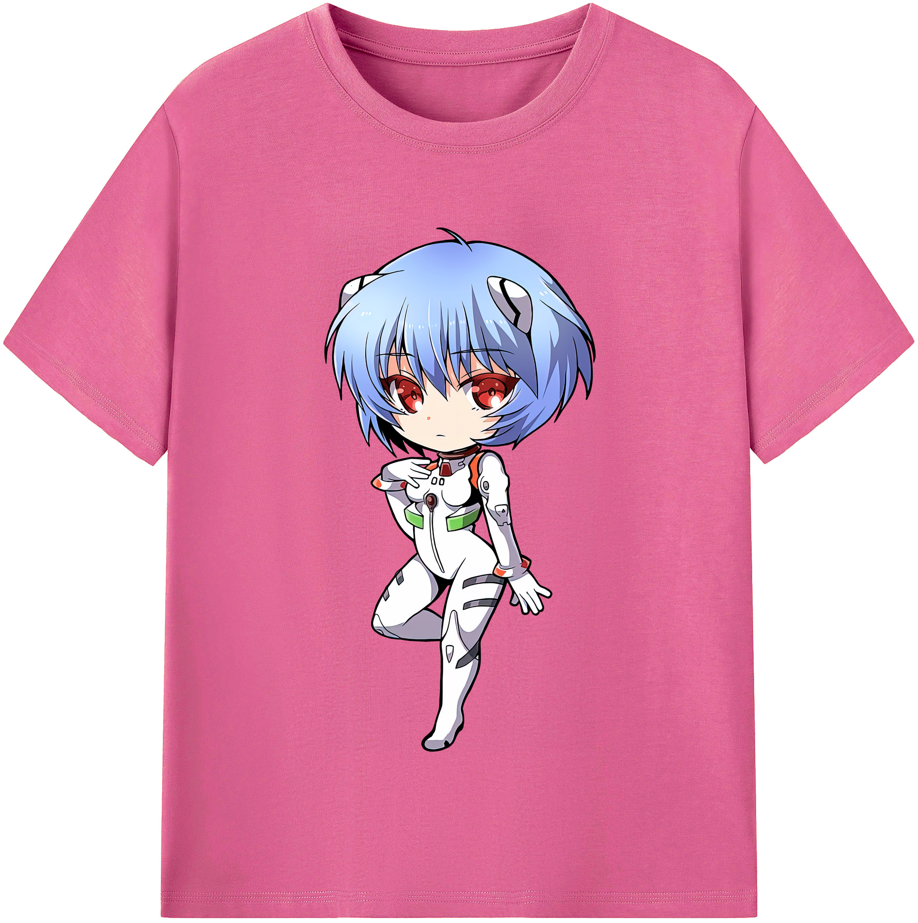 （画像用） EVA 新世紀エヴァンゲリオン レディースカジュアルプリントTシャツ（綿100％）