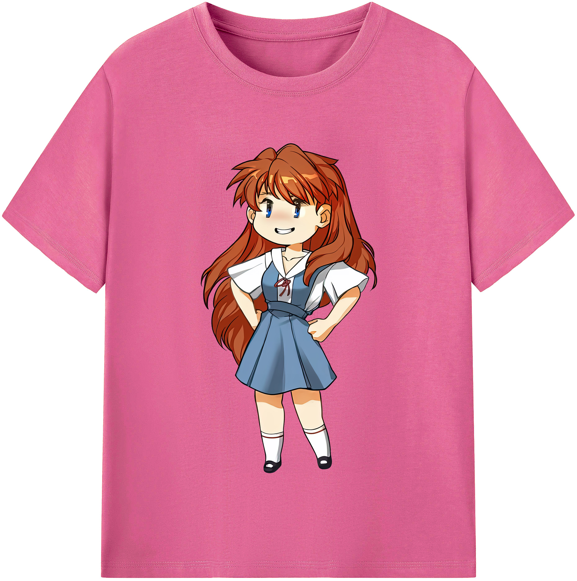 EVA 新世紀エヴァンゲリオン レディースカジュアルプリントTシャツ（綿100％）
