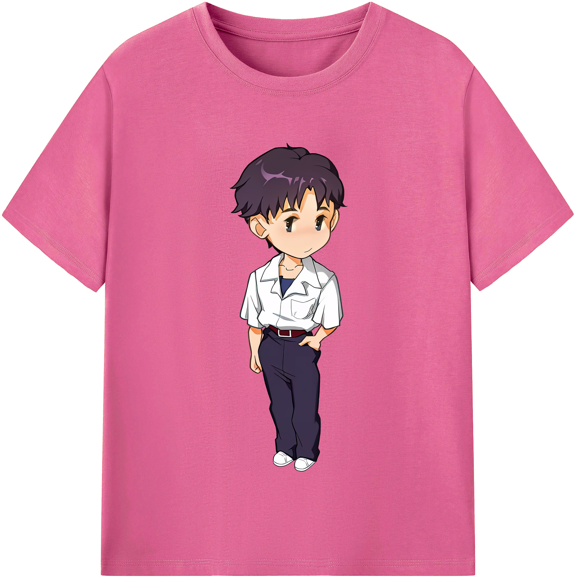 （画像用） EVA 新世紀エヴァンゲリオン レディースカジュアルプリントTシャツ（綿100％）