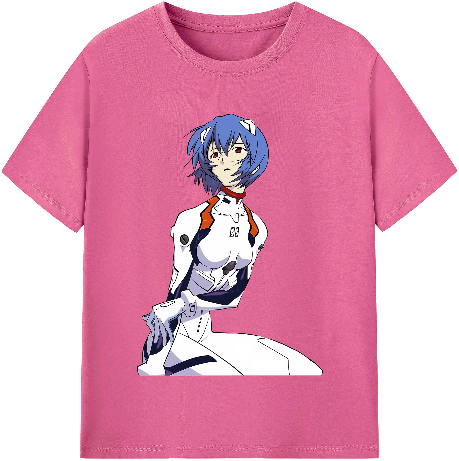 （画像用） EVA 新世紀エヴァンゲリオン レディースカジュアルプリントTシャツ（綿100％）