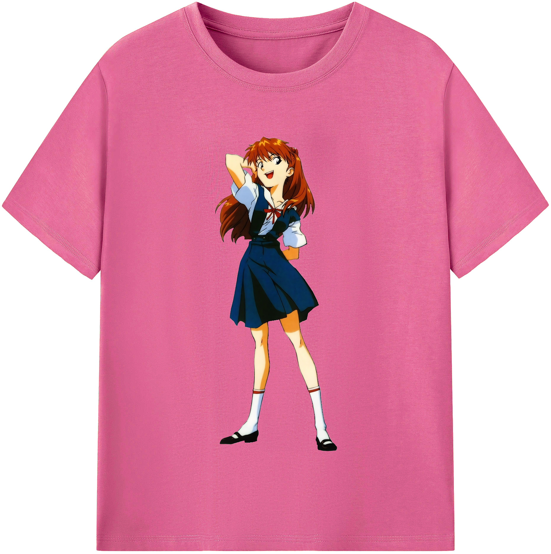 （画像用） EVA 新世紀エヴァンゲリオン レディースカジュアルプリントTシャツ（綿100％）
