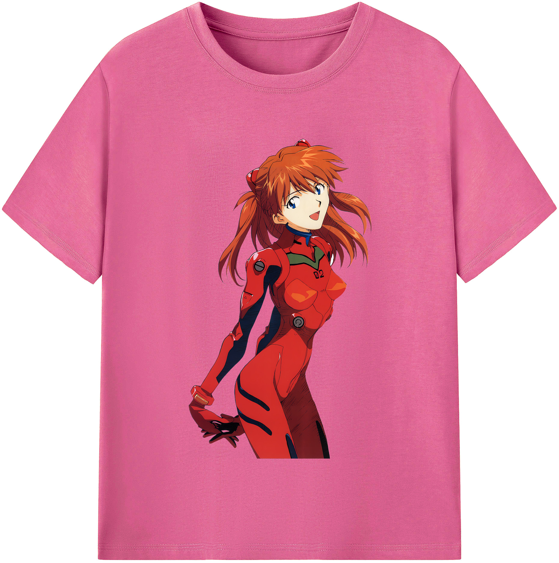 （画像用） EVA 新世紀エヴァンゲリオン レディースカジュアルプリントTシャツ（綿100％）