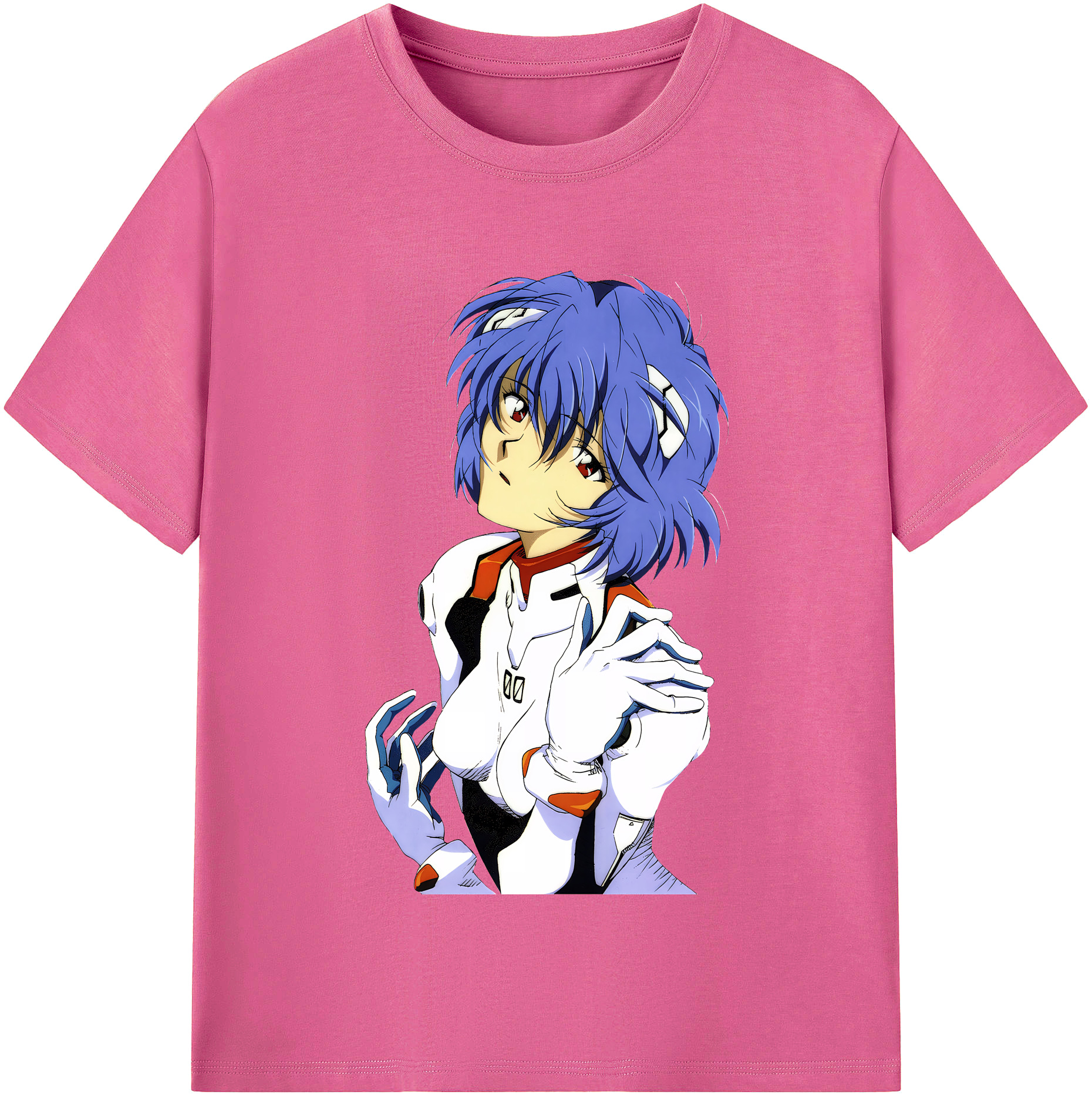 （画像用） EVA 新世紀エヴァンゲリオン レディースカジュアルプリントTシャツ（綿100％）