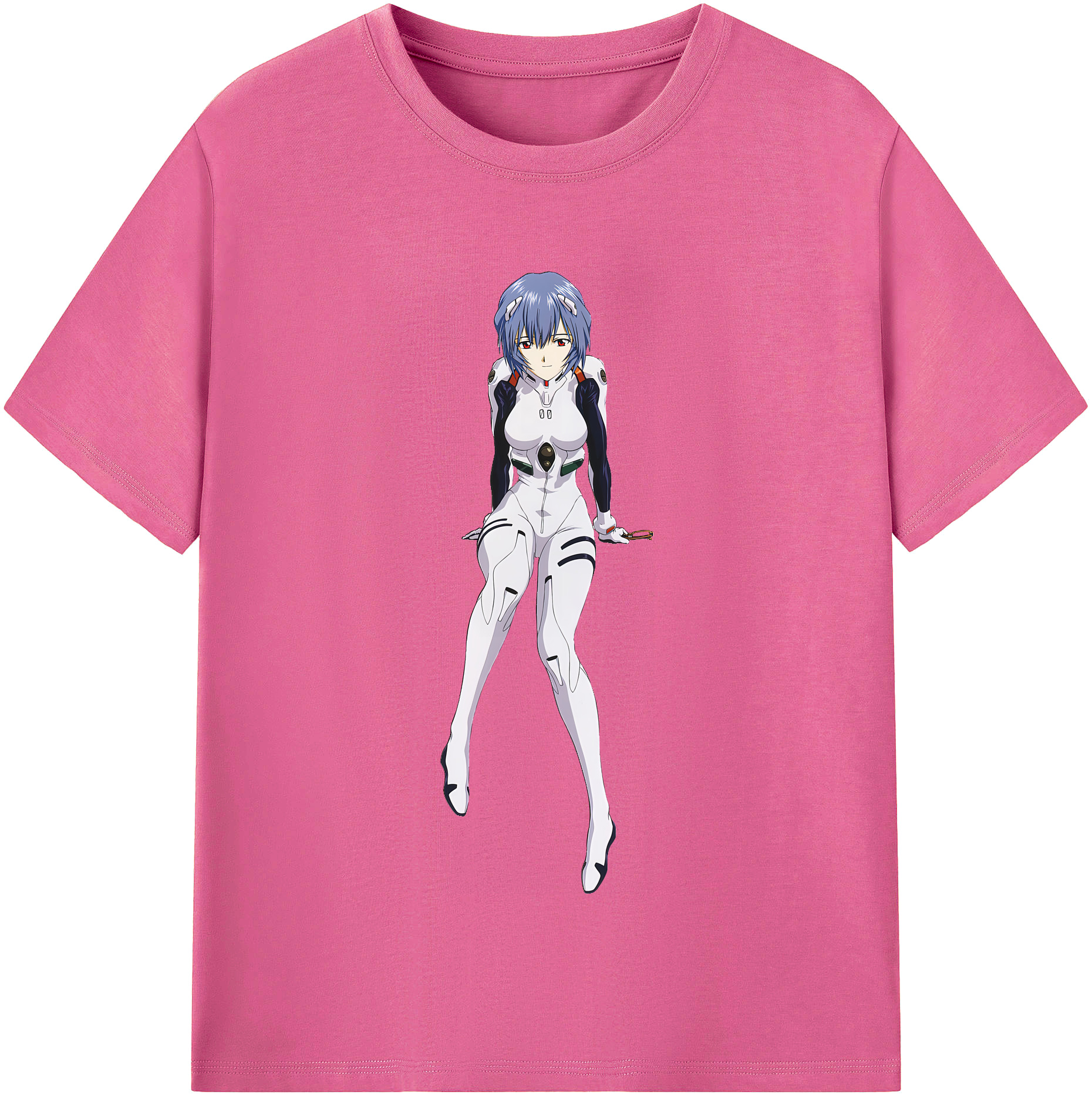 （画像用） EVA 新世紀エヴァンゲリオン レディースカジュアルプリントTシャツ（綿100％）