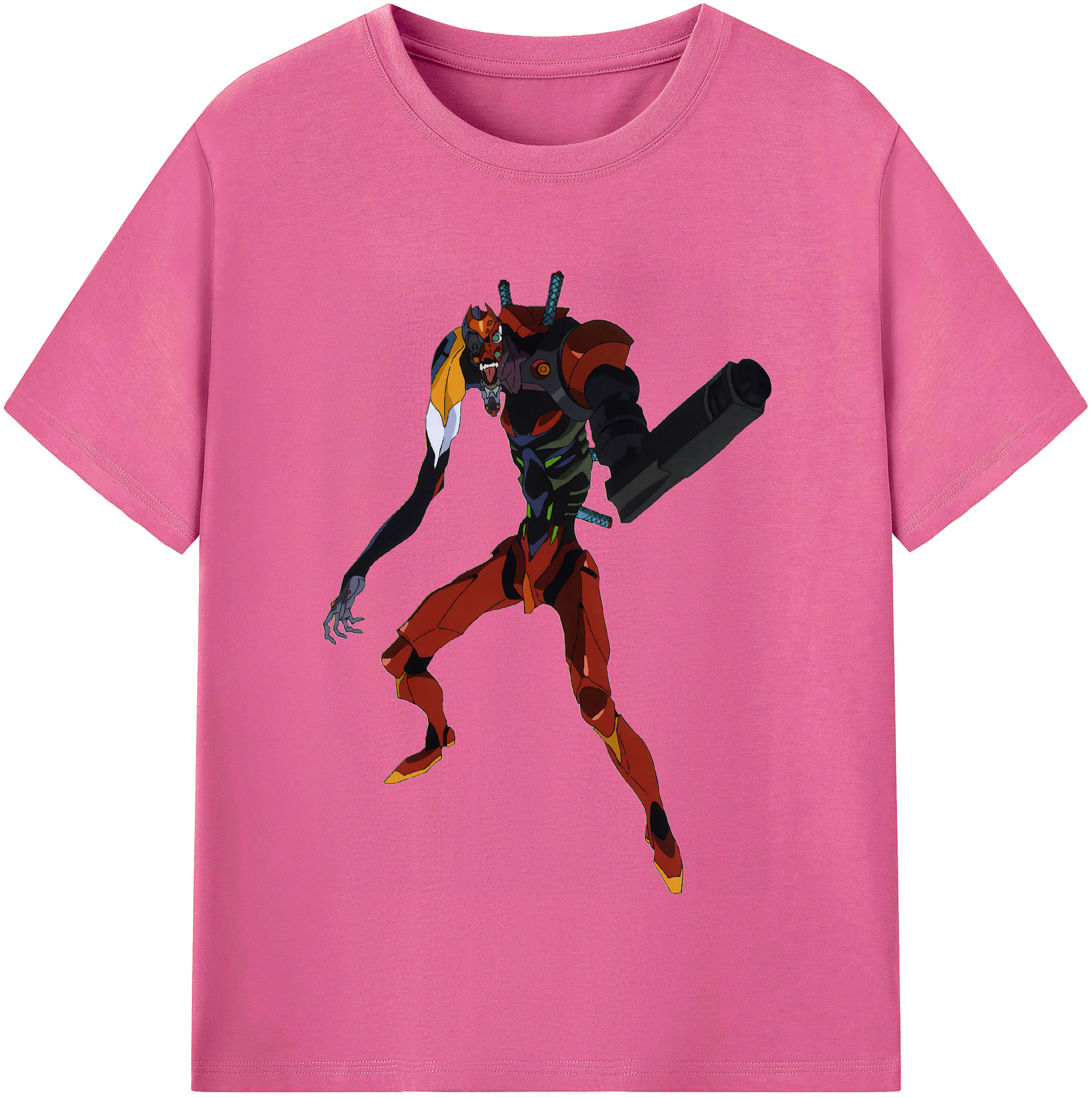 （画像用） EVA 新世紀エヴァンゲリオン レディースカジュアルプリントTシャツ（綿100％）