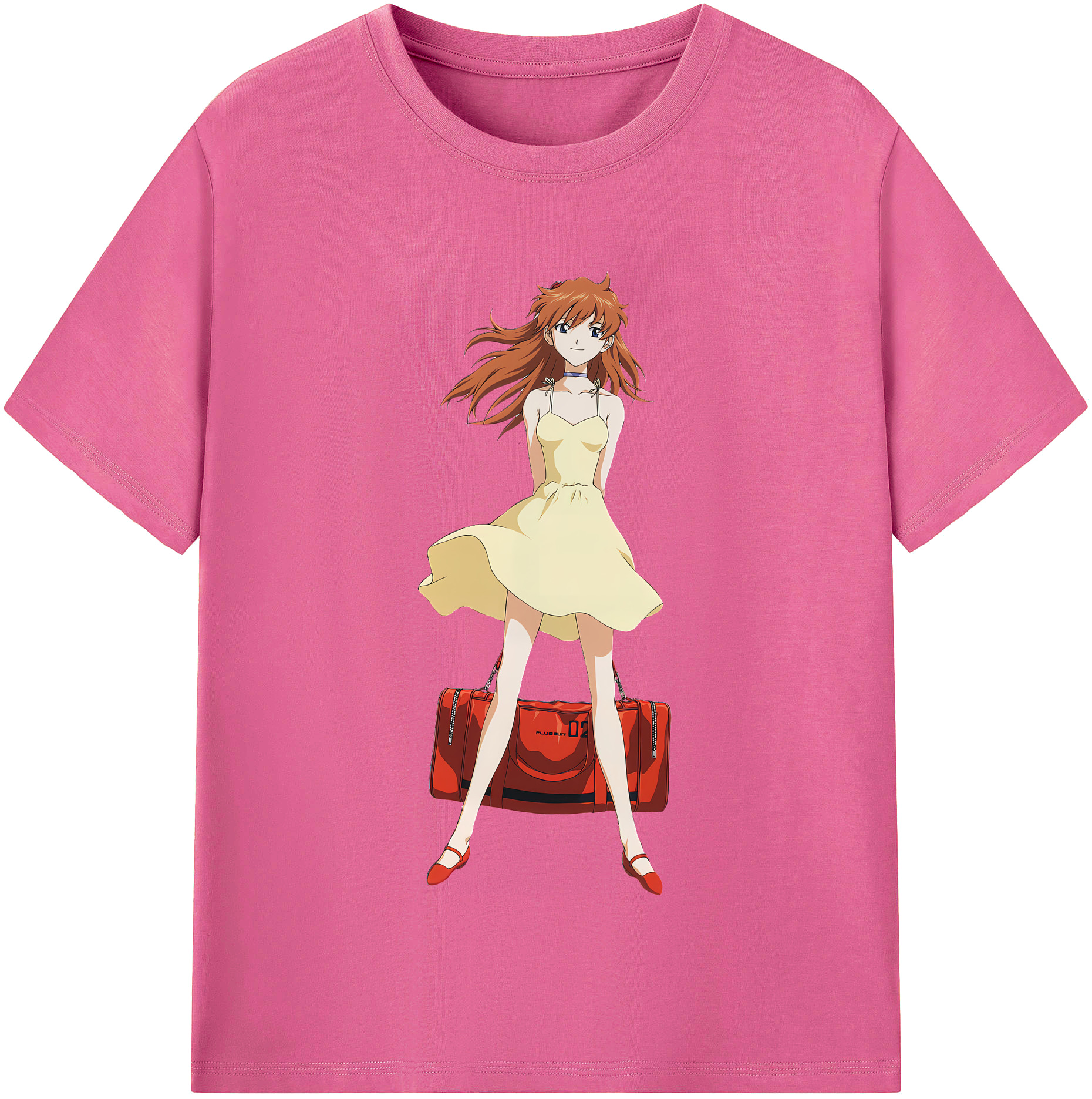 （画像用） EVA 新世紀エヴァンゲリオン レディースカジュアルプリントTシャツ（綿100％）