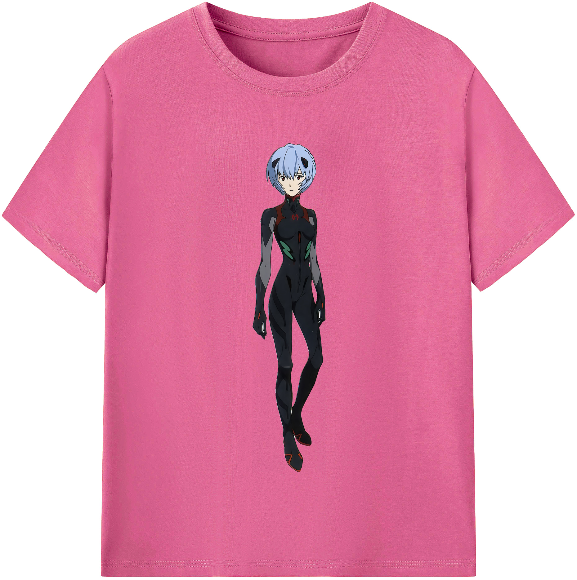 （画像用） EVA 新世紀エヴァンゲリオン レディースカジュアルプリントTシャツ（綿100％）