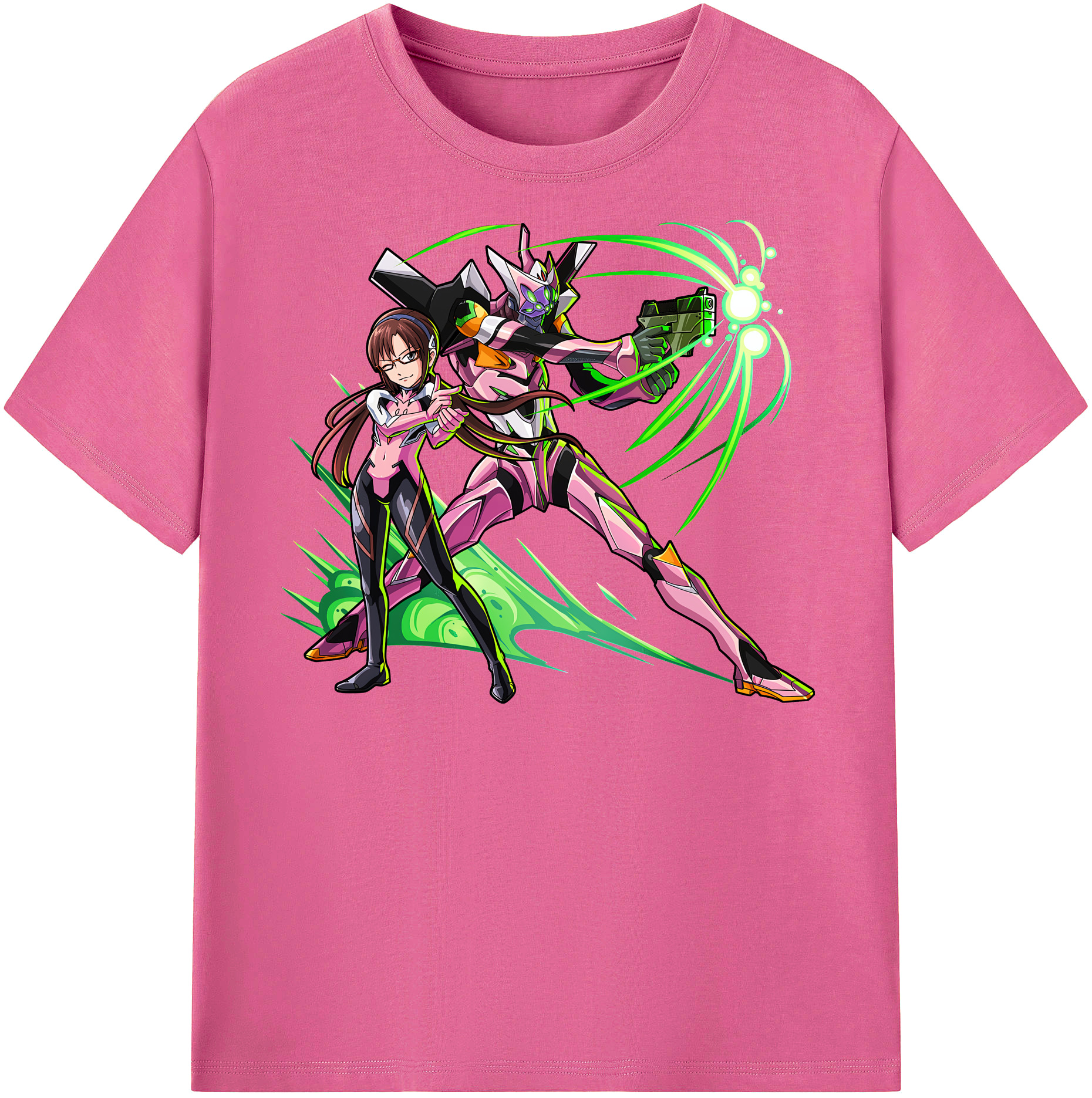 （画像用） EVA 新世紀エヴァンゲリオン レディースカジュアルプリントTシャツ（綿100％）